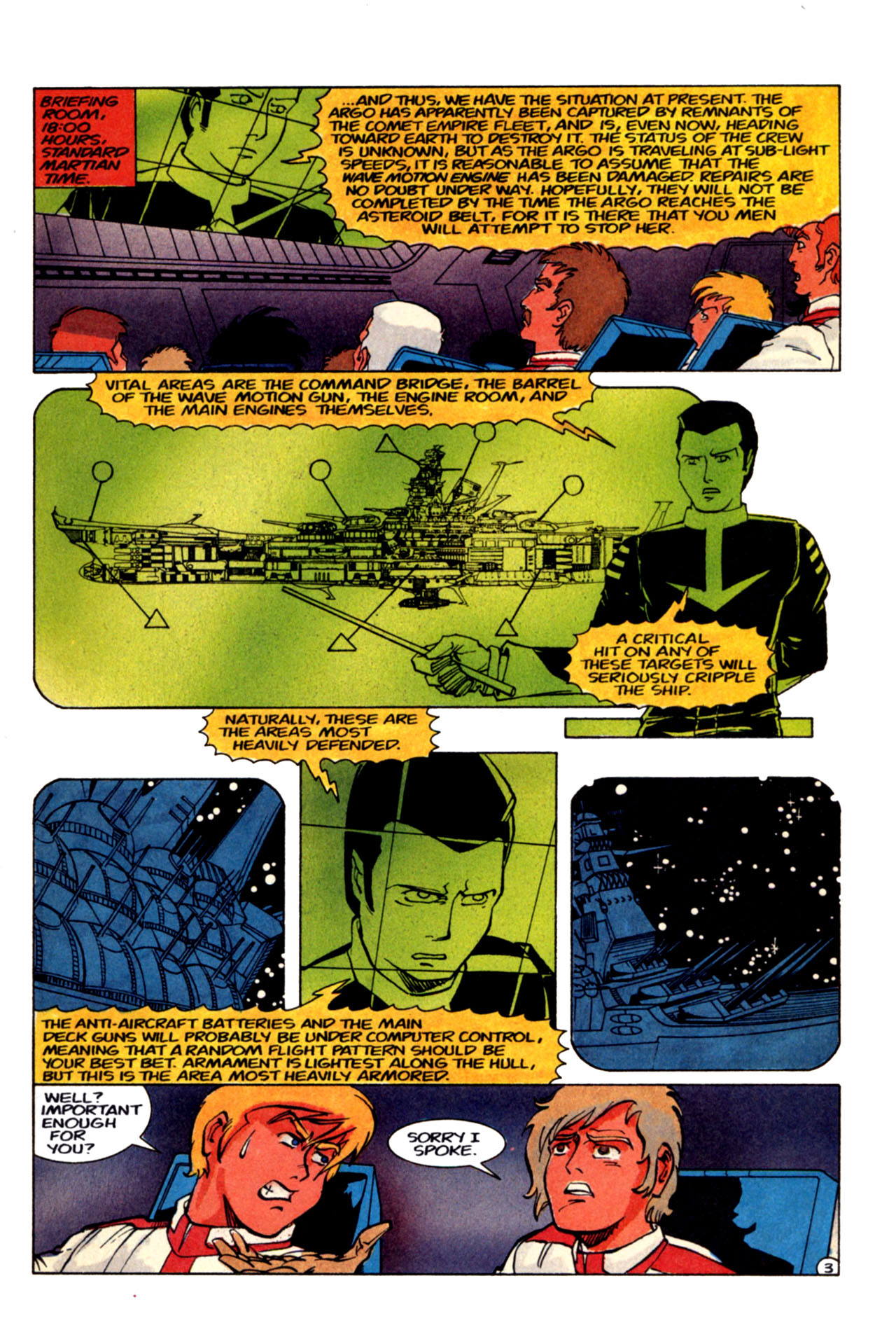 Read online Star Blazers comic -  Issue #3 - 6