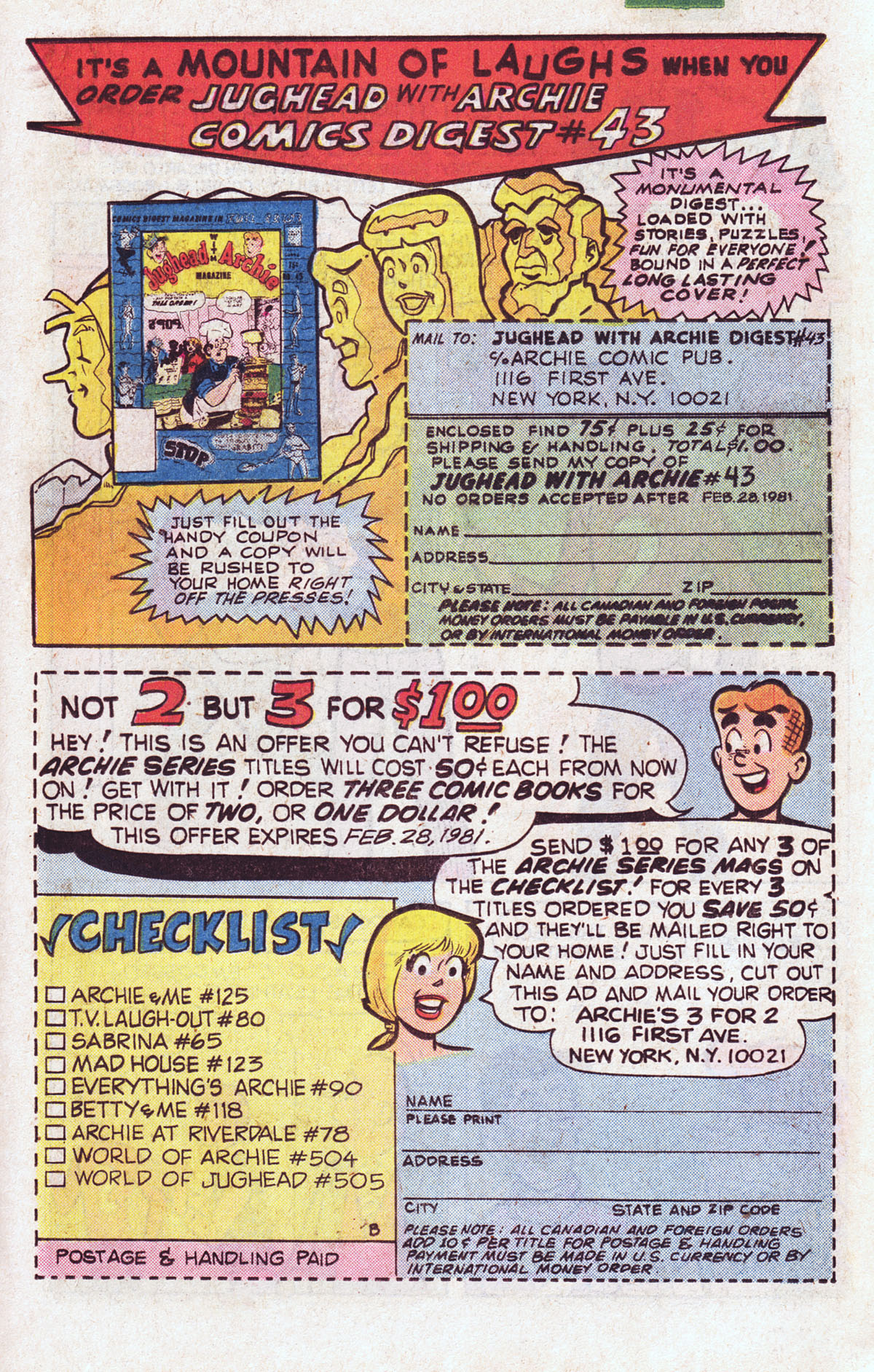Read online Archie (1960) comic -  Issue #301 - 19