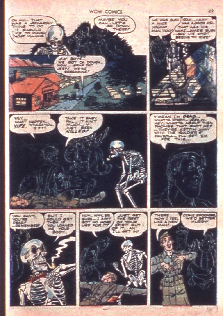 Read online Wow Comics comic -  Issue #7 - 49