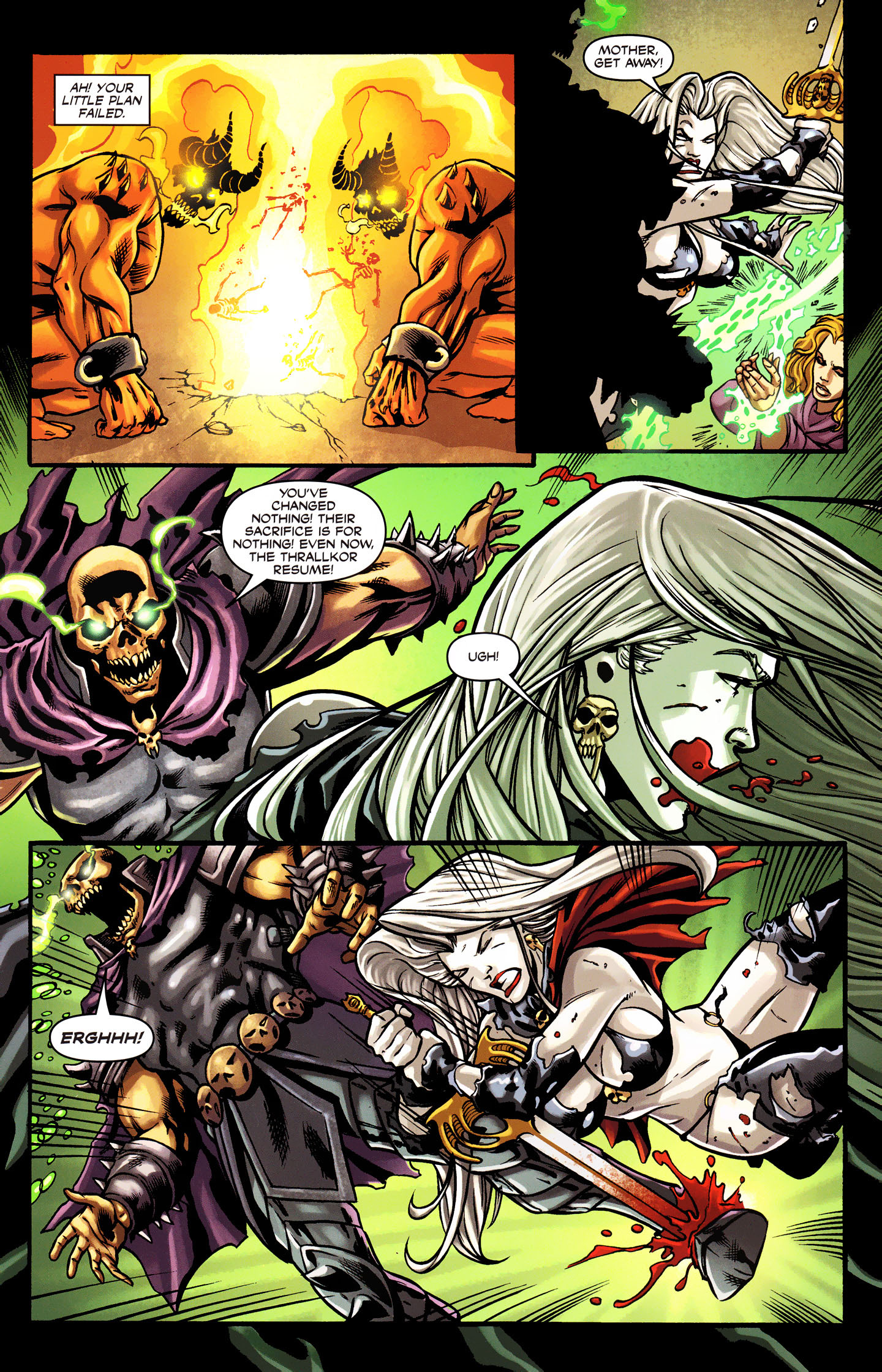 Read online Lady Death: Origins - Cursed comic -  Issue #3 - 16