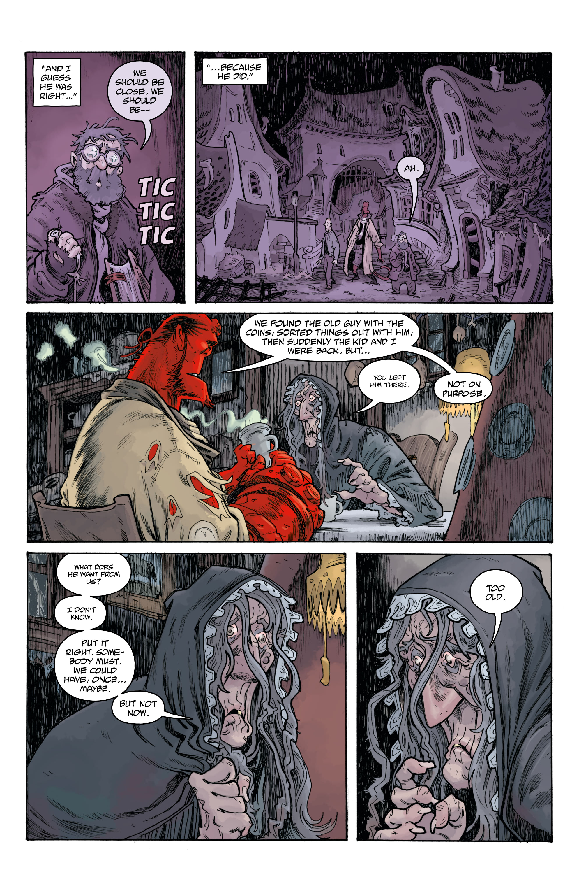 Read online Hellboy and the B.P.R.D.: Time is a River comic -  Issue # Full - 7