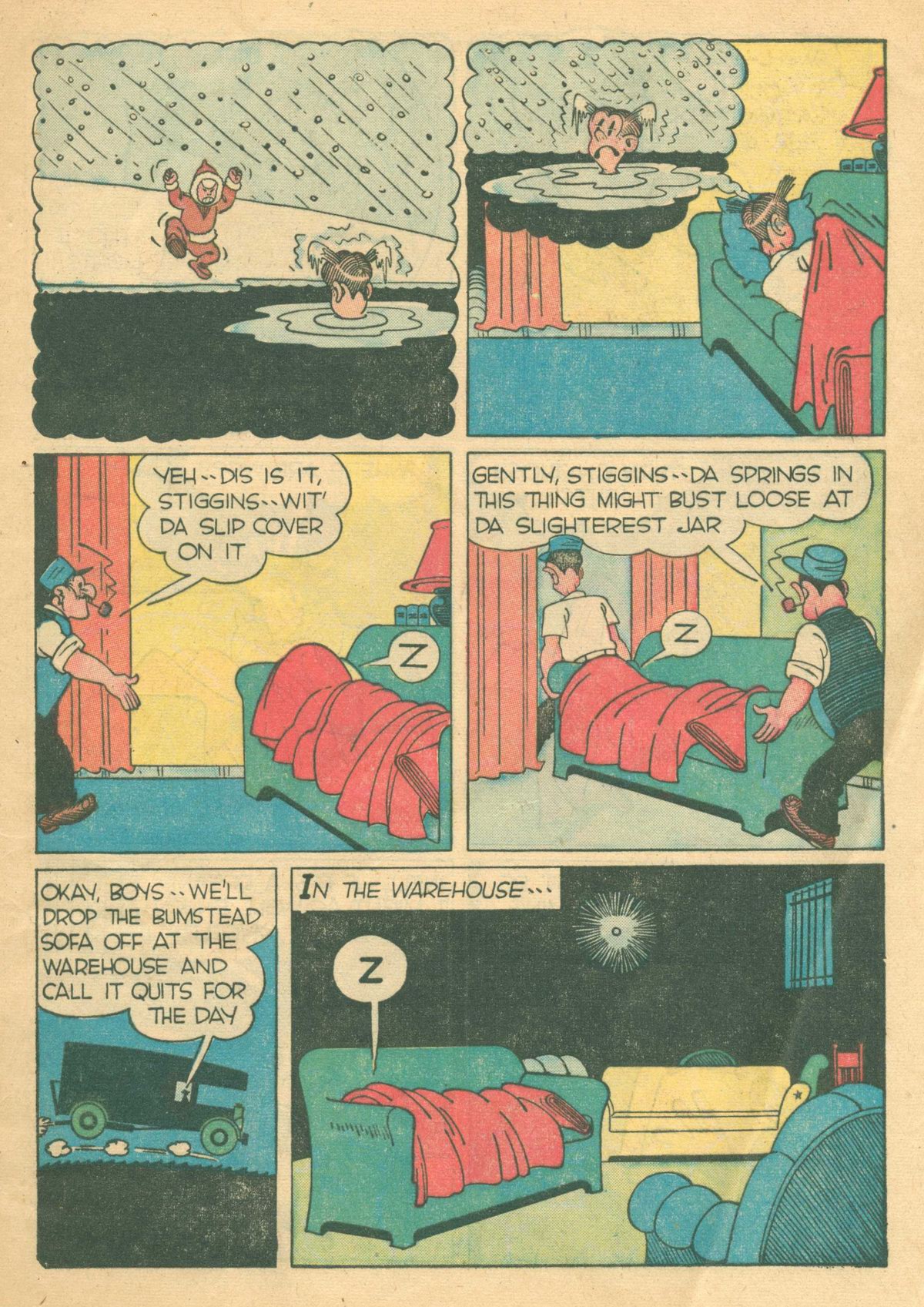 Read online Blondie Comics (1947) comic -  Issue #5 - 7