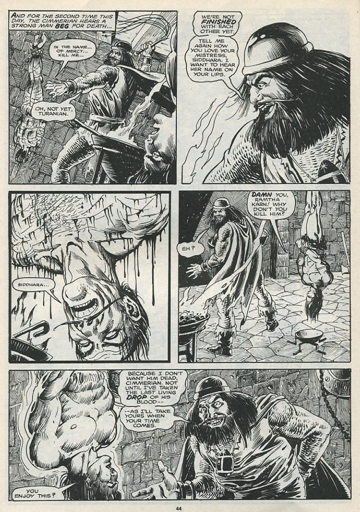 Read online The Savage Sword Of Conan comic -  Issue #174 - 46