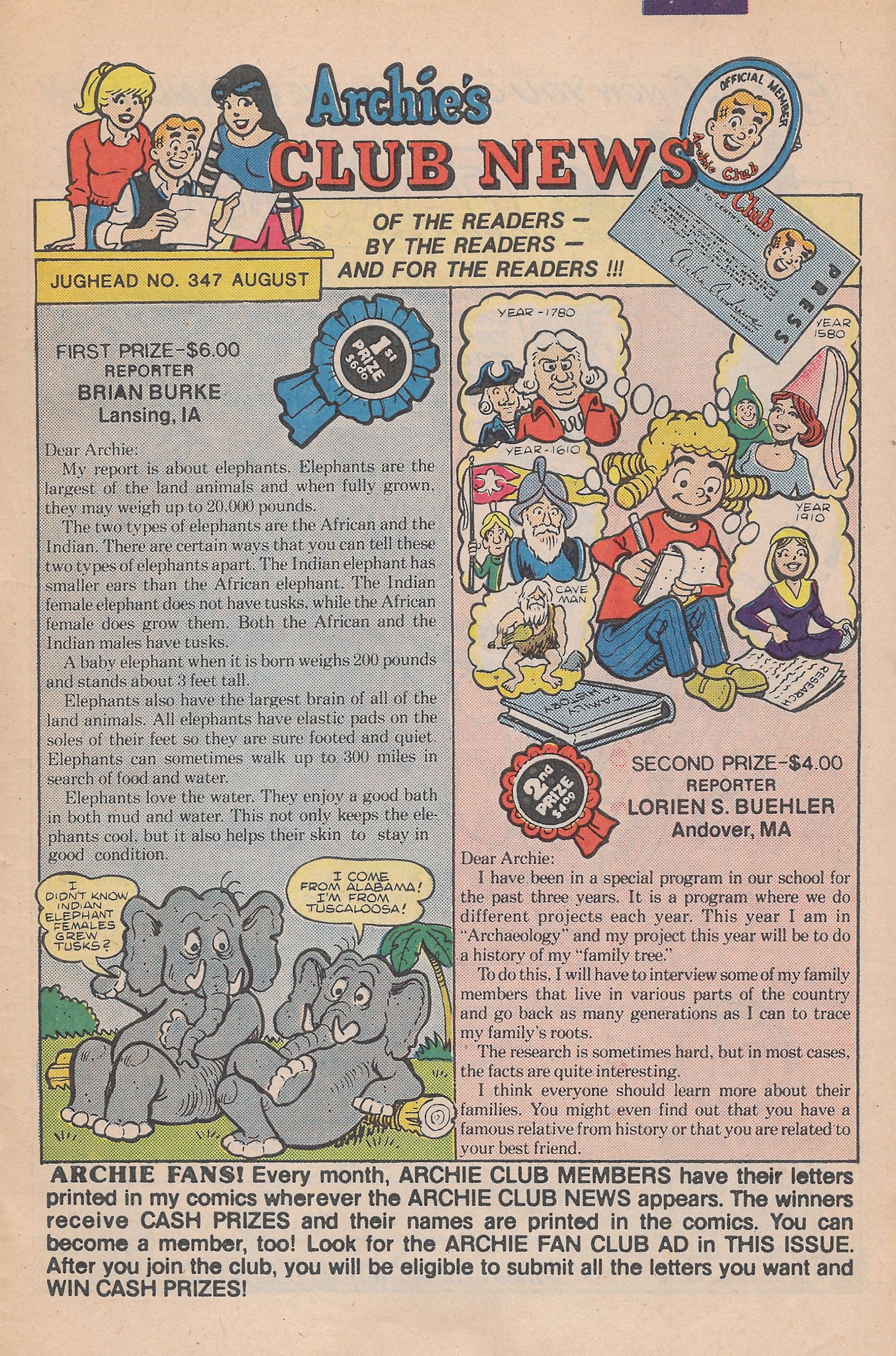 Read online Jughead (1965) comic -  Issue #347 - 27