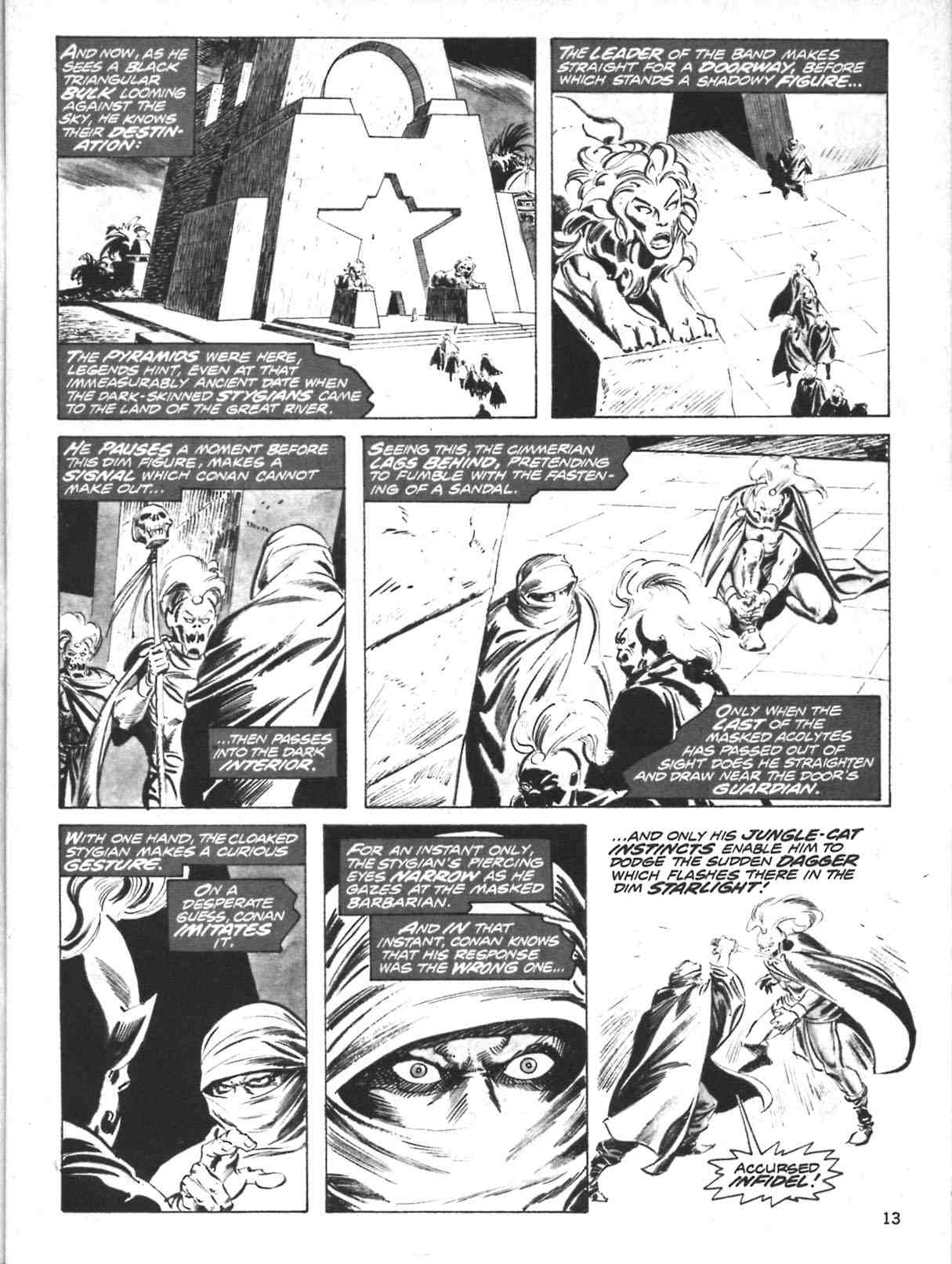 Read online The Savage Sword Of Conan comic -  Issue #10 - 13