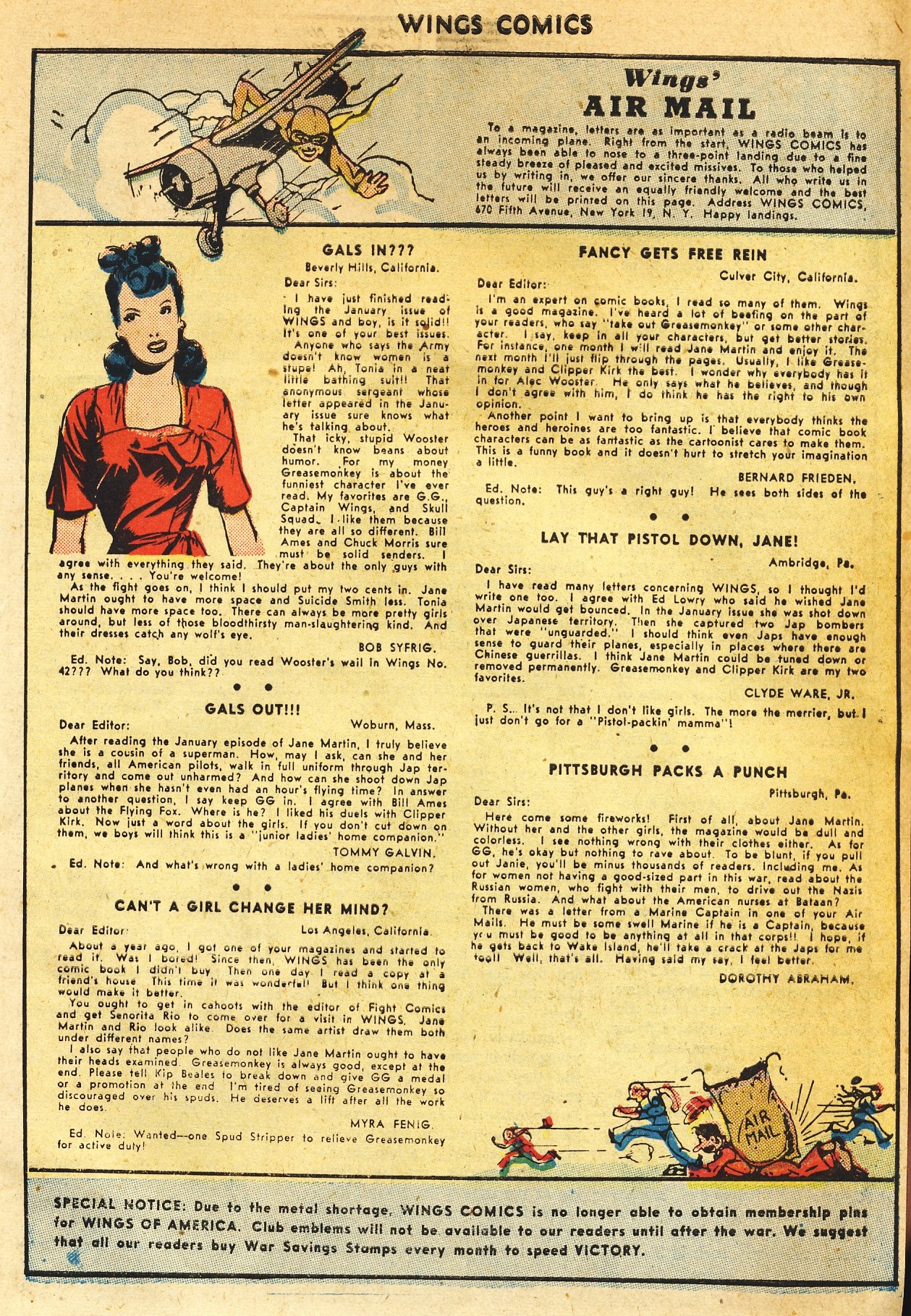 Read online Wings Comics comic -  Issue #44 - 41