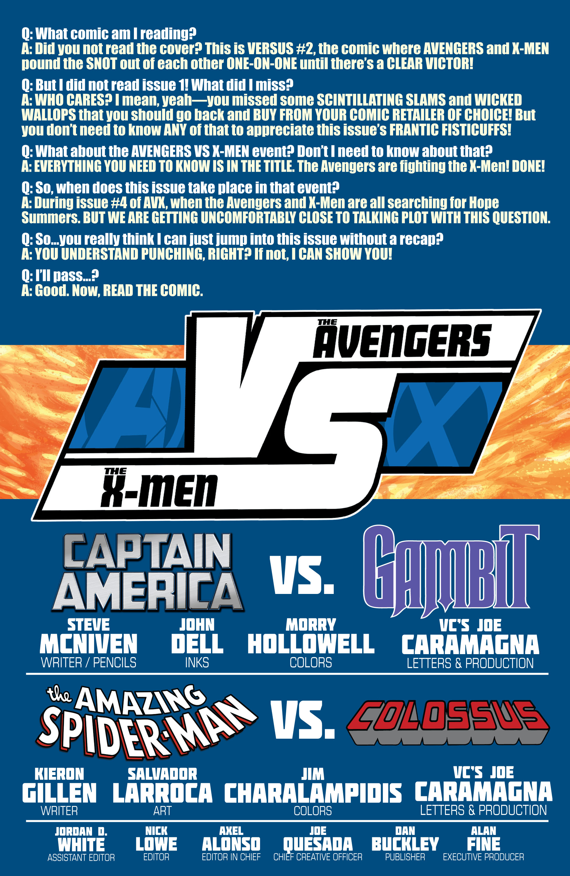 Read online AVX: VS comic -  Issue #2 - 2
