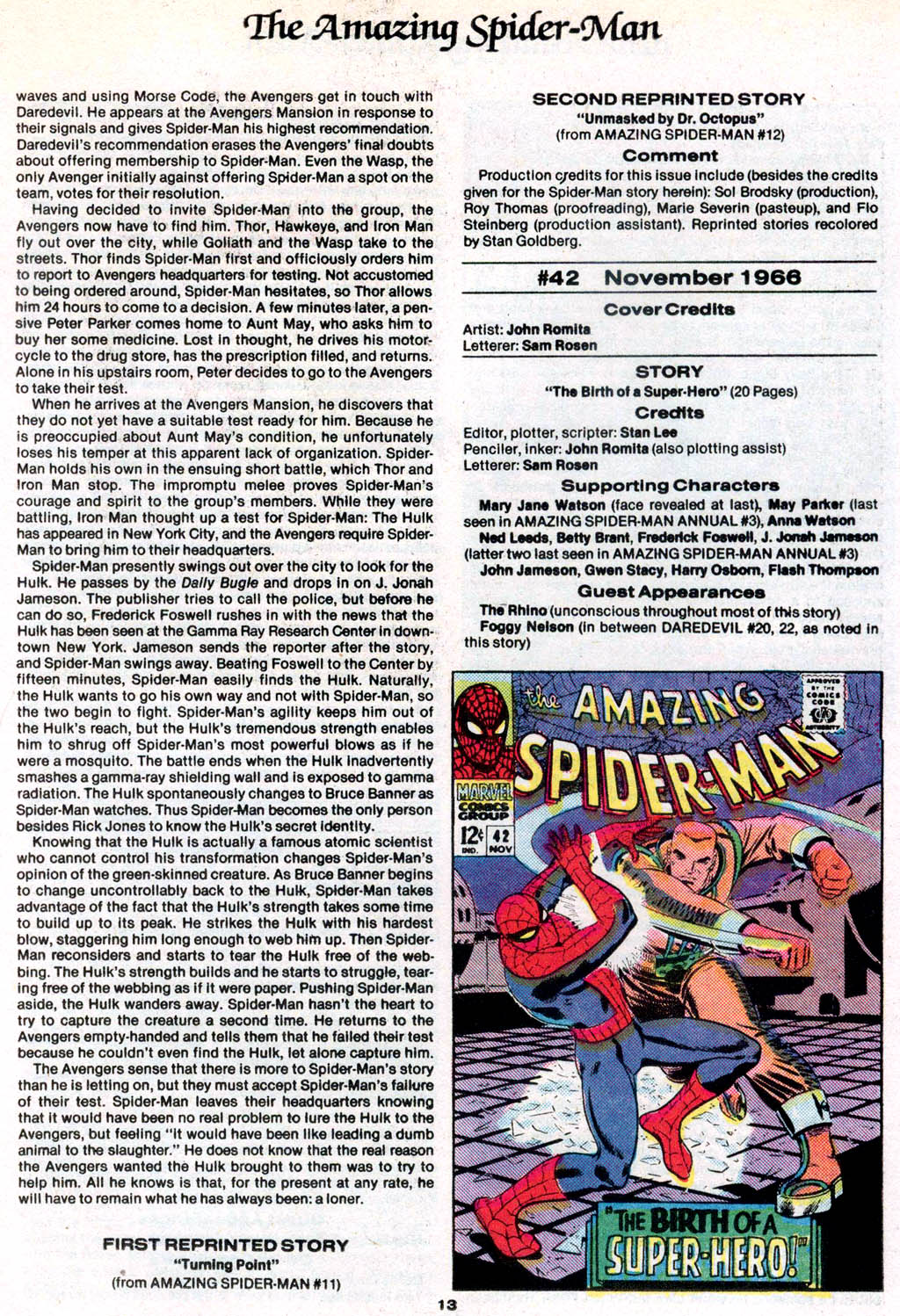 Read online The Official Marvel Index to The Amazing Spider-Man comic -  Issue #2 - 15