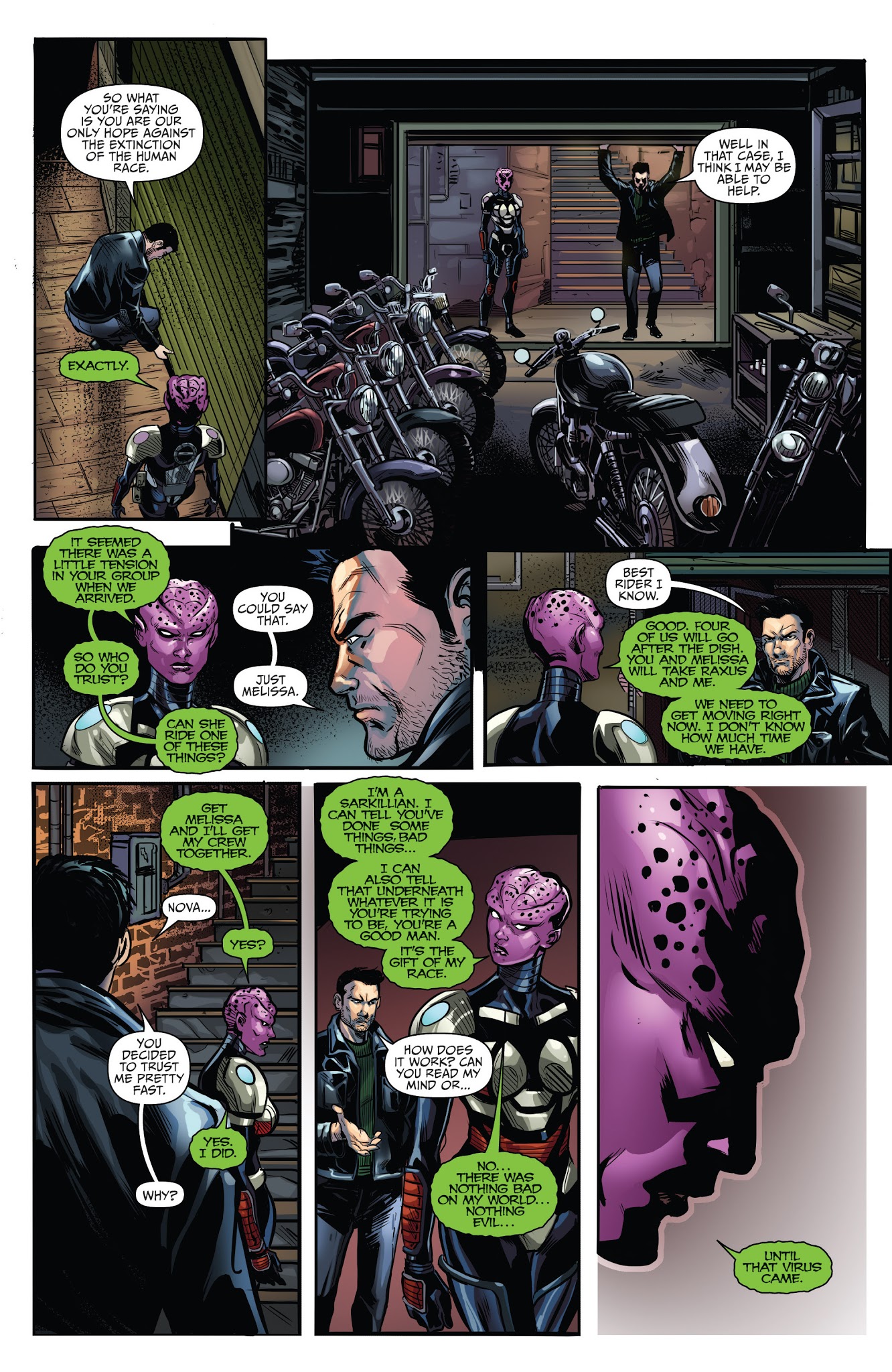 Read online Aliens vs. Zombies comic -  Issue #3 - 7