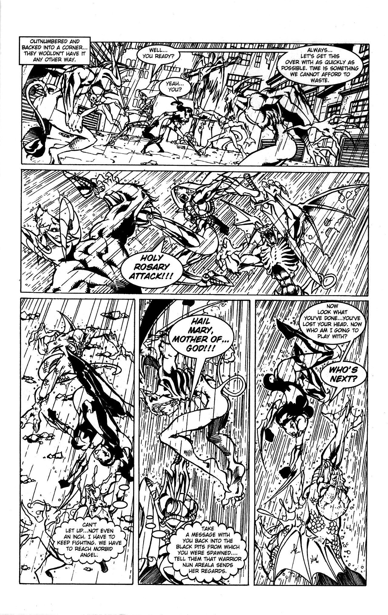 Read online Razor and Warrior Nun Areala: Dark Prophecy comic -  Issue #3 - 15