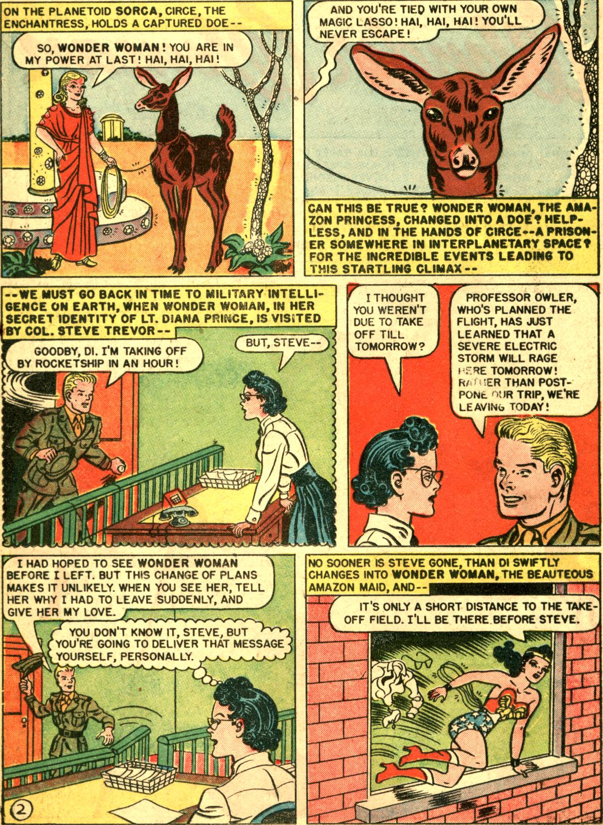 Read online Wonder Woman (1942) comic -  Issue #37 - 38