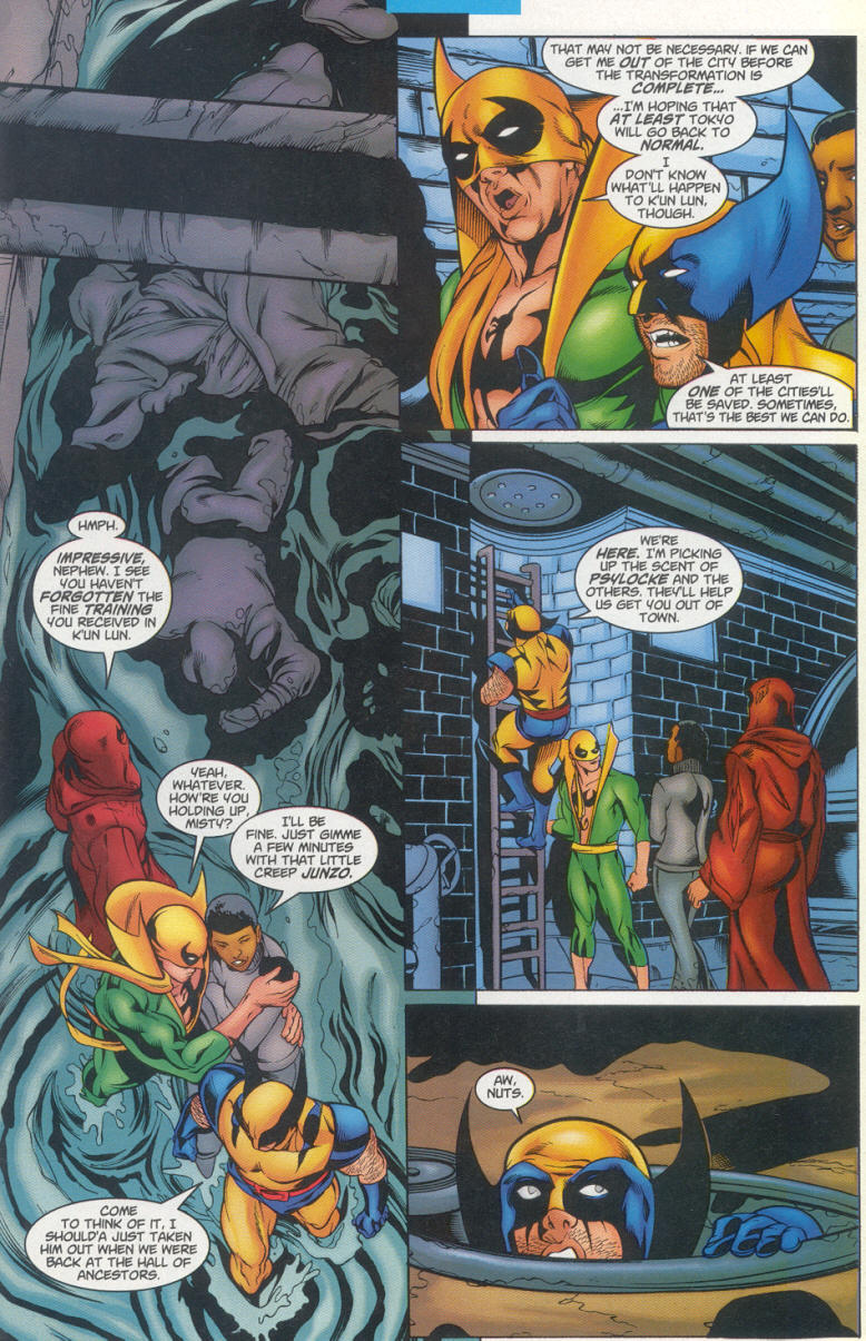 Read online Iron Fist / Wolverine comic -  Issue #3 - 20