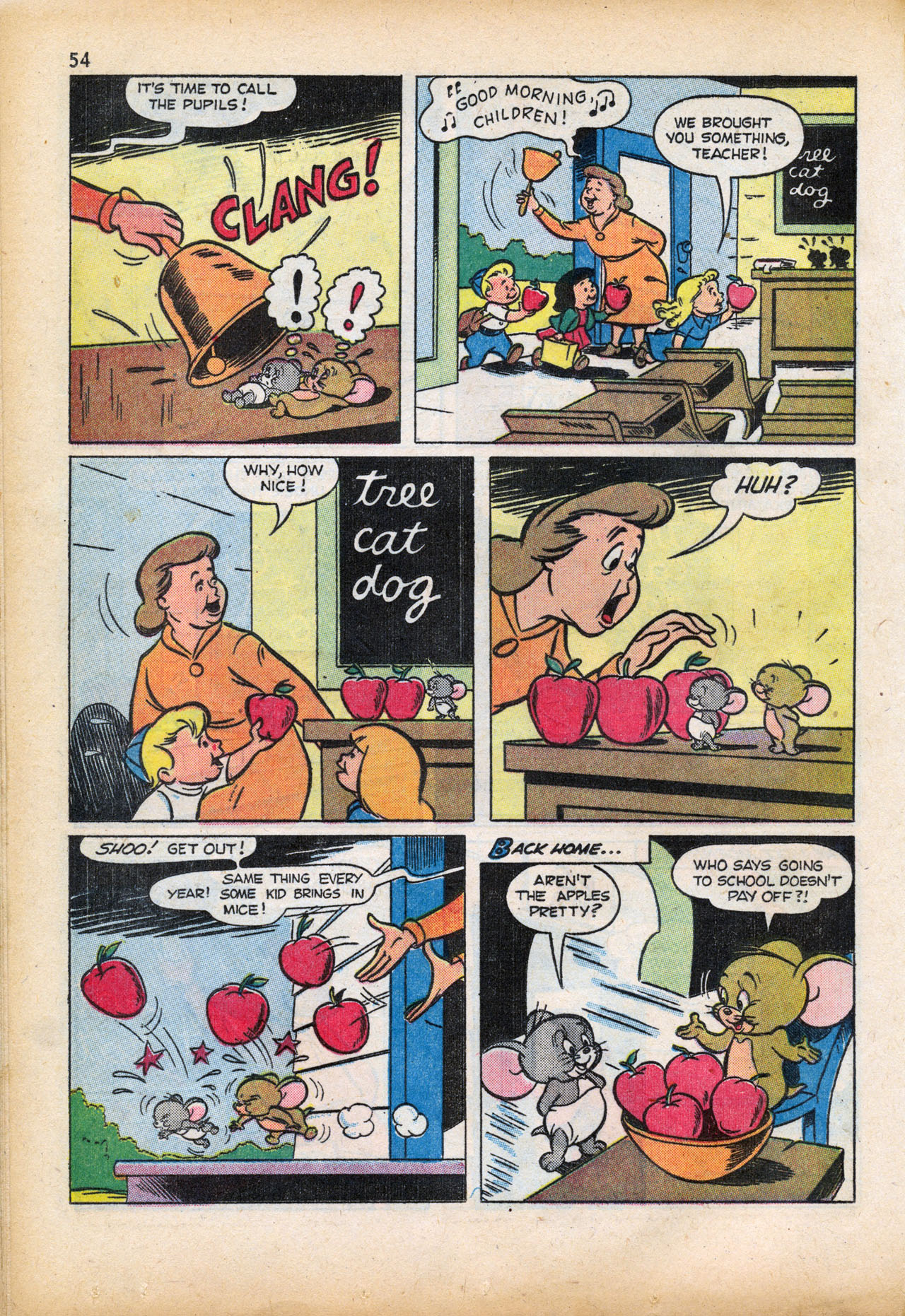 Read online Tom & Jerry's Back to School comic -  Issue # TPB - 56