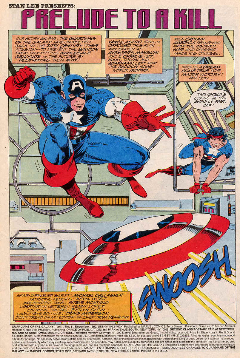 Guardians of the Galaxy (1990) issue 31 - Page 2