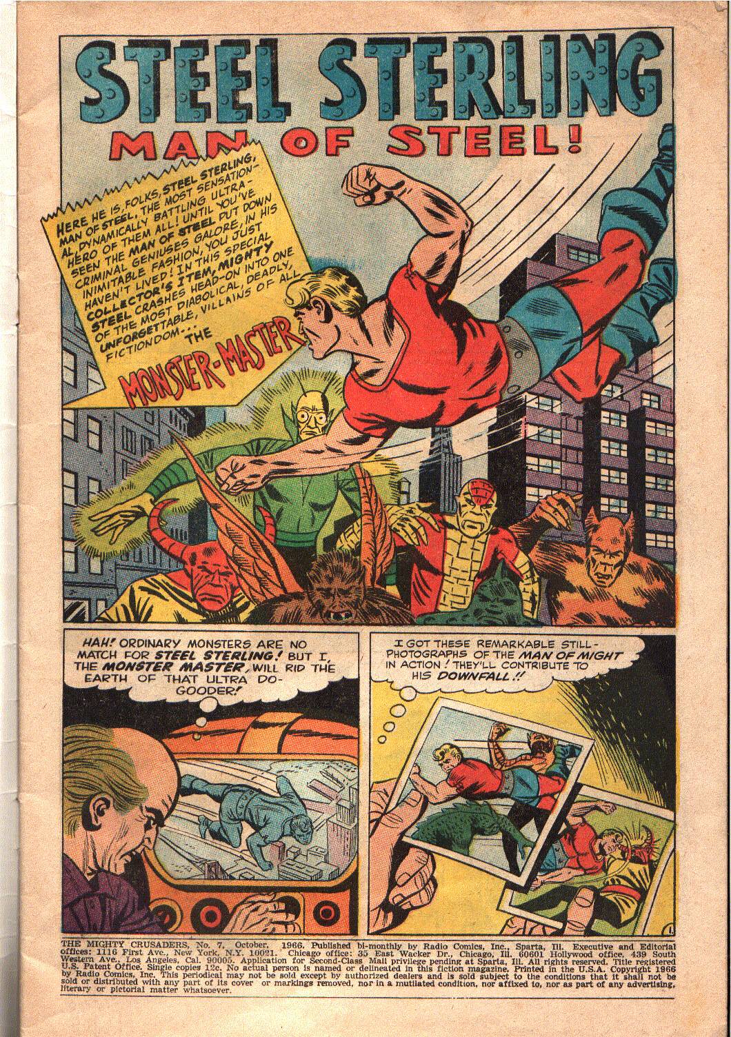 Read online The Mighty Crusaders (1965) comic -  Issue #7 - 2