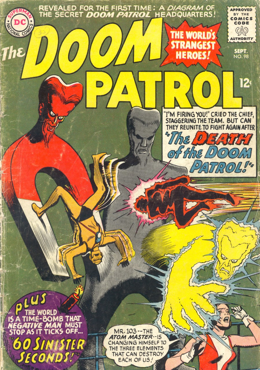 Read online Doom Patrol (1964) comic -  Issue #98 - 1