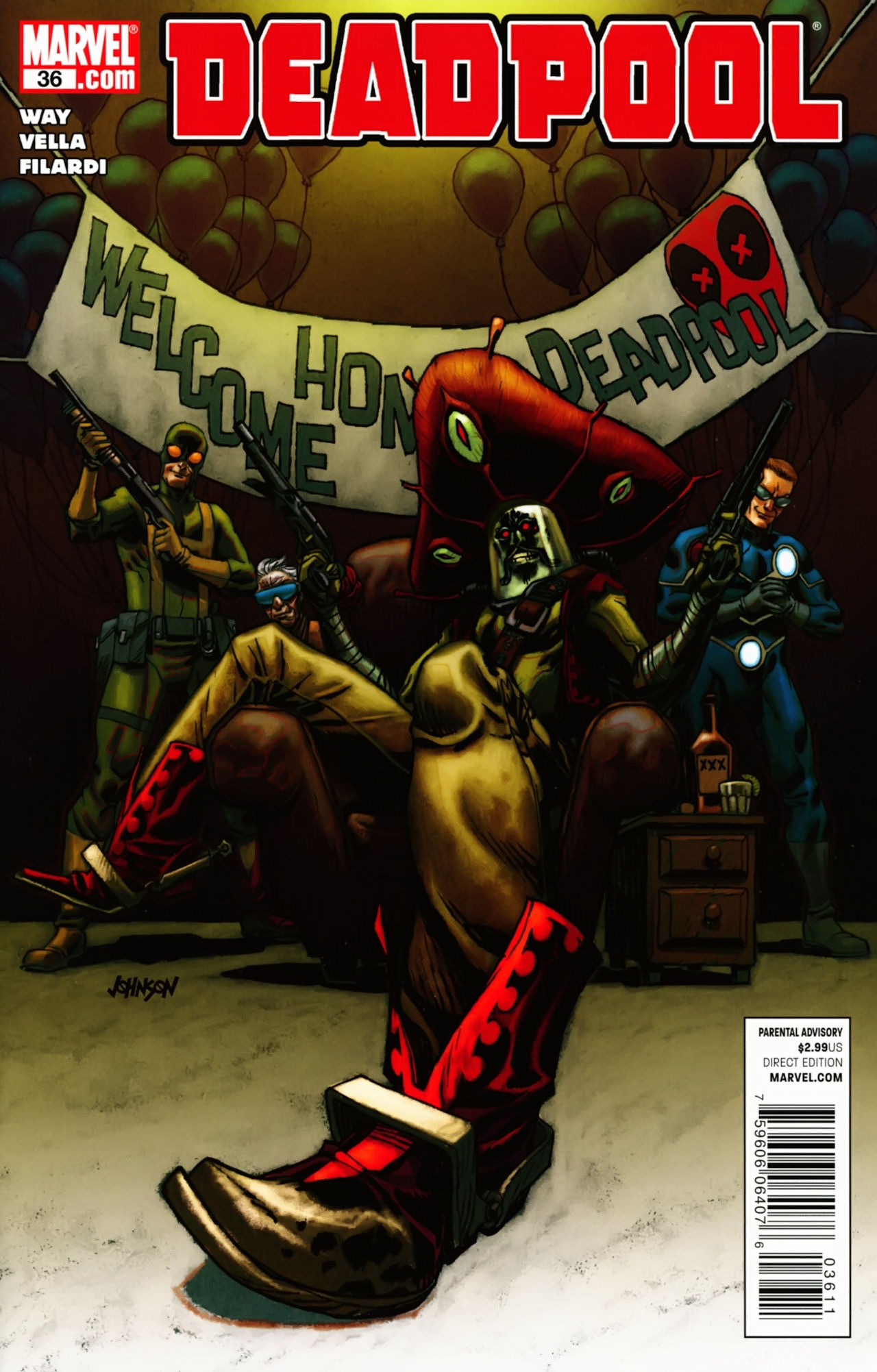 Read online Deadpool (2008) comic -  Issue #36 - 1