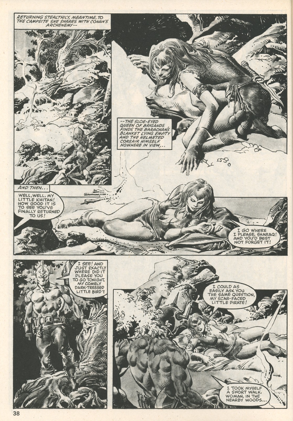 Read online The Savage Sword Of Conan comic -  Issue #107 - 38