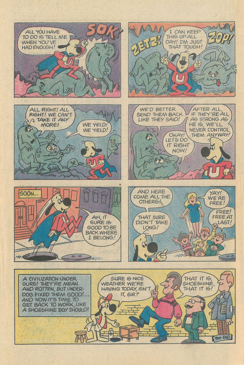 Read online Underdog (1975) comic -  Issue #23 - 26