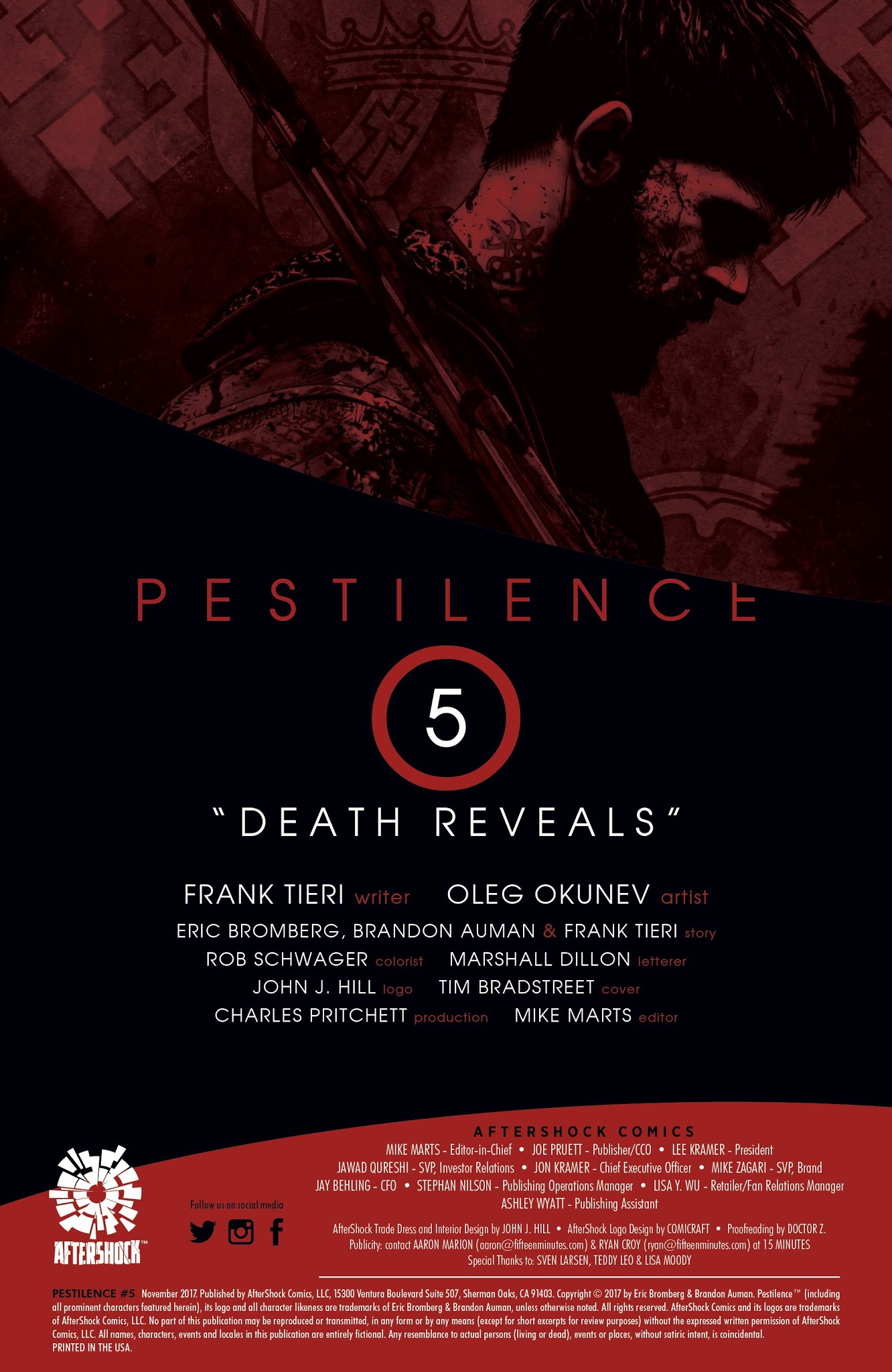 Read online Pestilence comic -  Issue #5 - 2