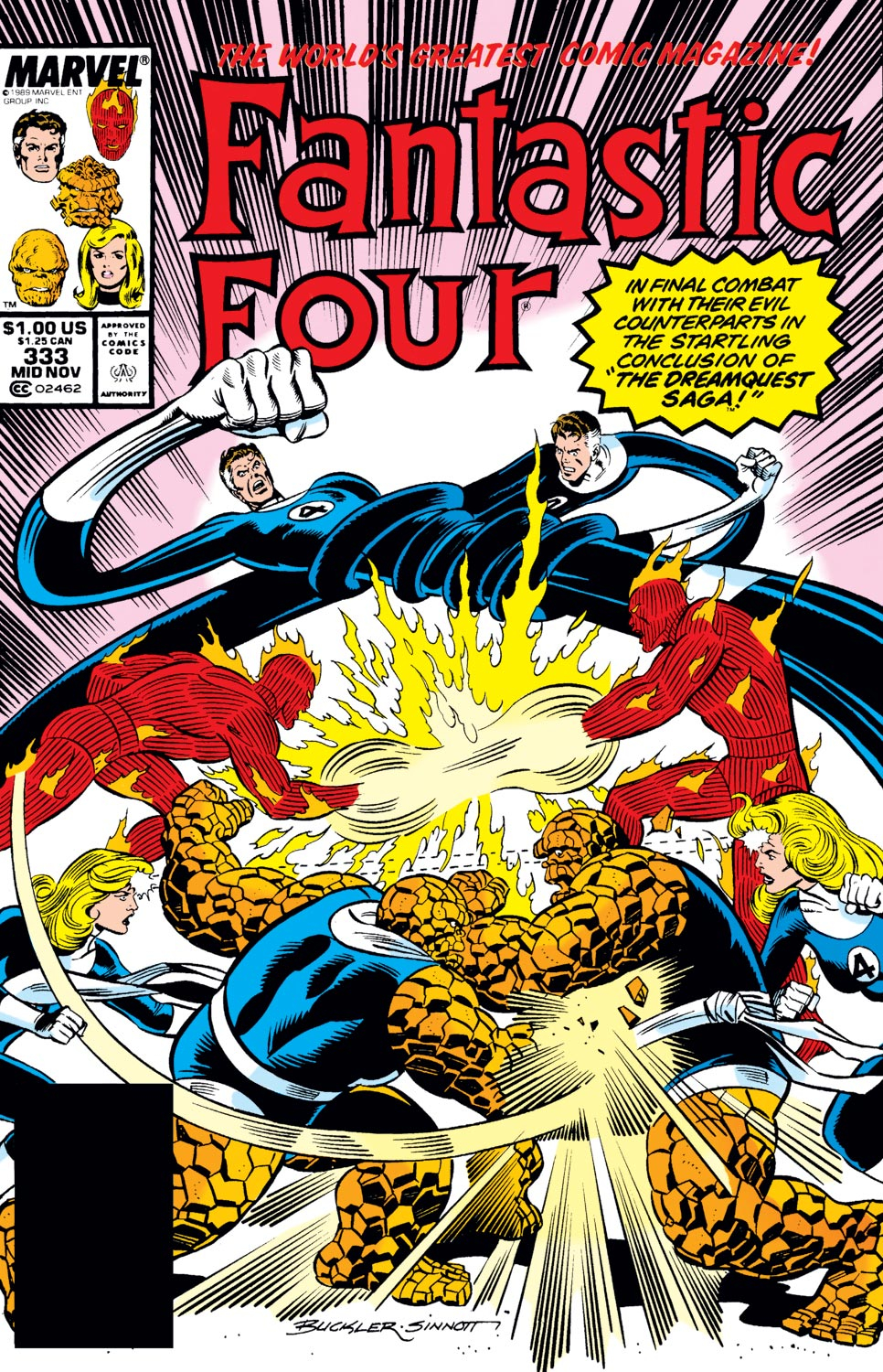 Read online Fantastic Four (1961) comic -  Issue #333 - 1