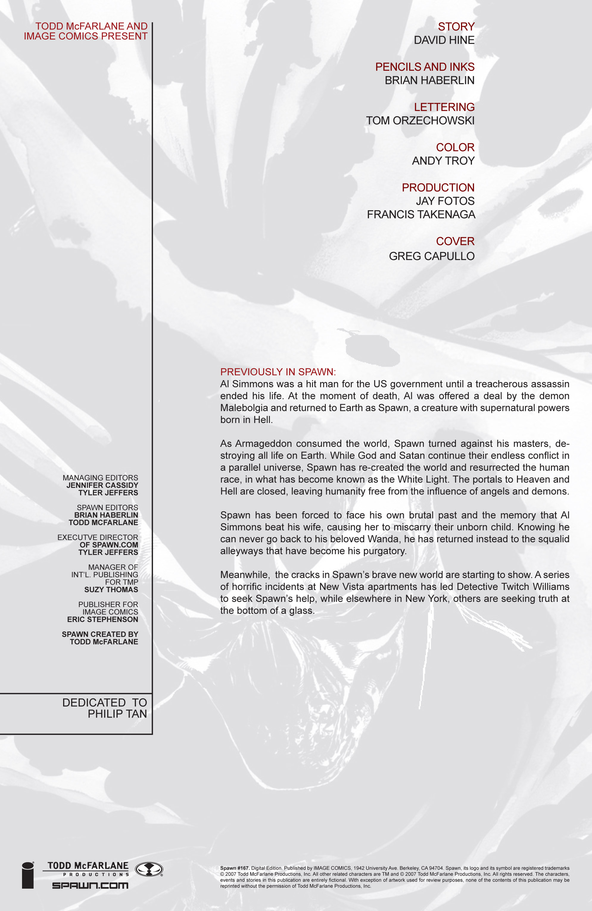 Read online Spawn comic -  Issue #167 - 2