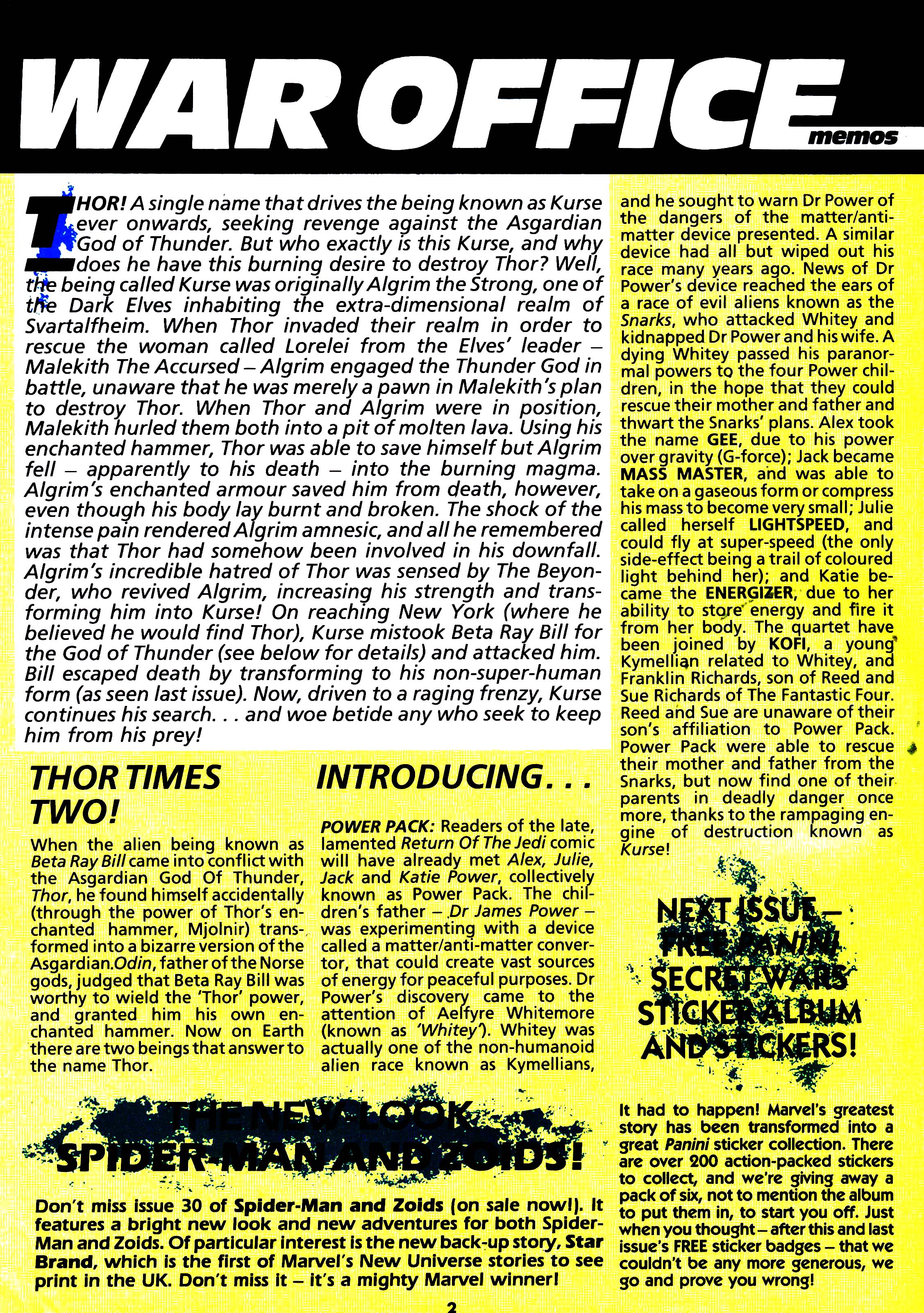 Read online Secret Wars (1985) comic -  Issue #65 - 2
