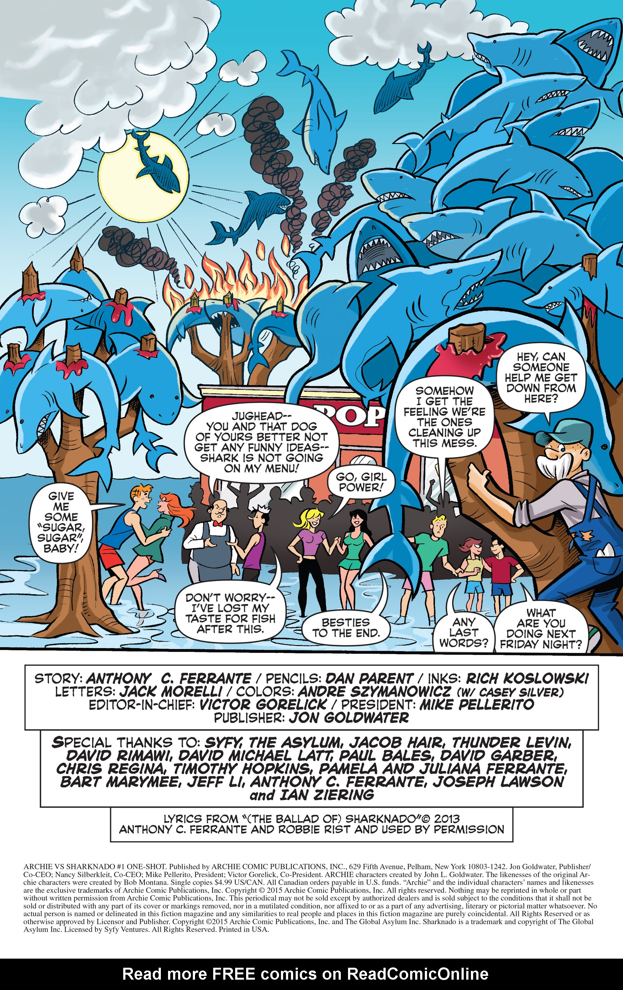 Read online Archie vs. Sharknado comic -  Issue #Archie vs. Sharknado Full - 41