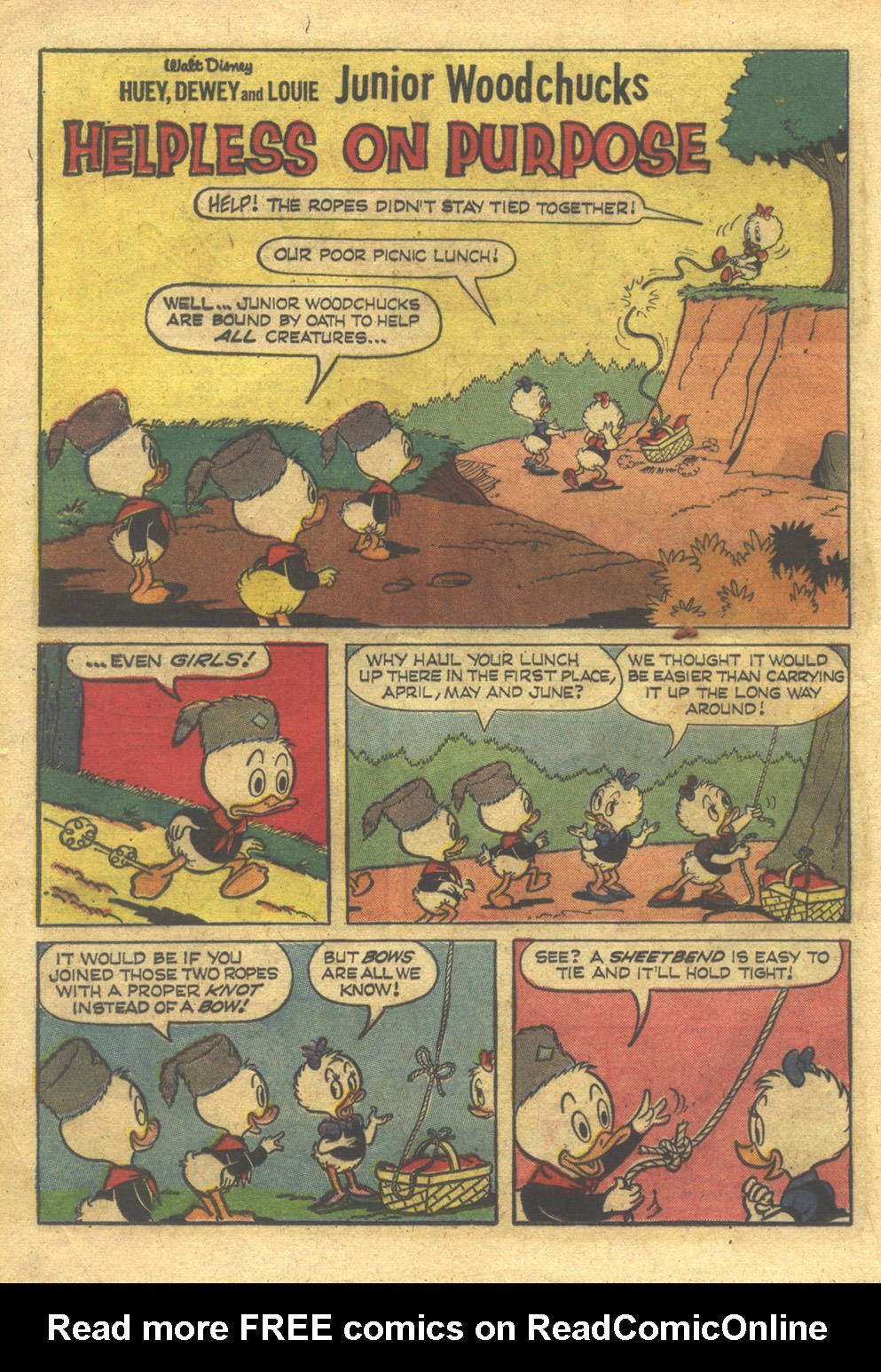 Read online Huey, Dewey, and Louie Junior Woodchucks comic -  Issue #1 - 16