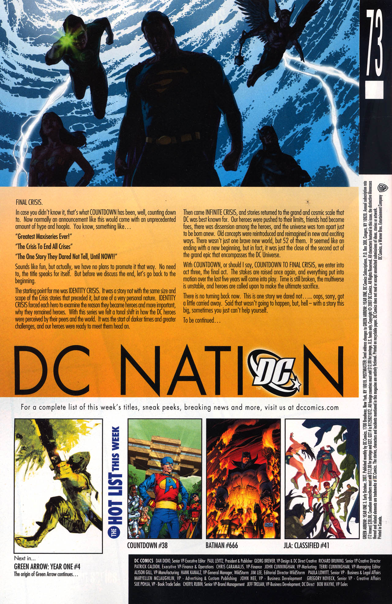 Green Arrow: Year One Issue #3 #3 - English 33