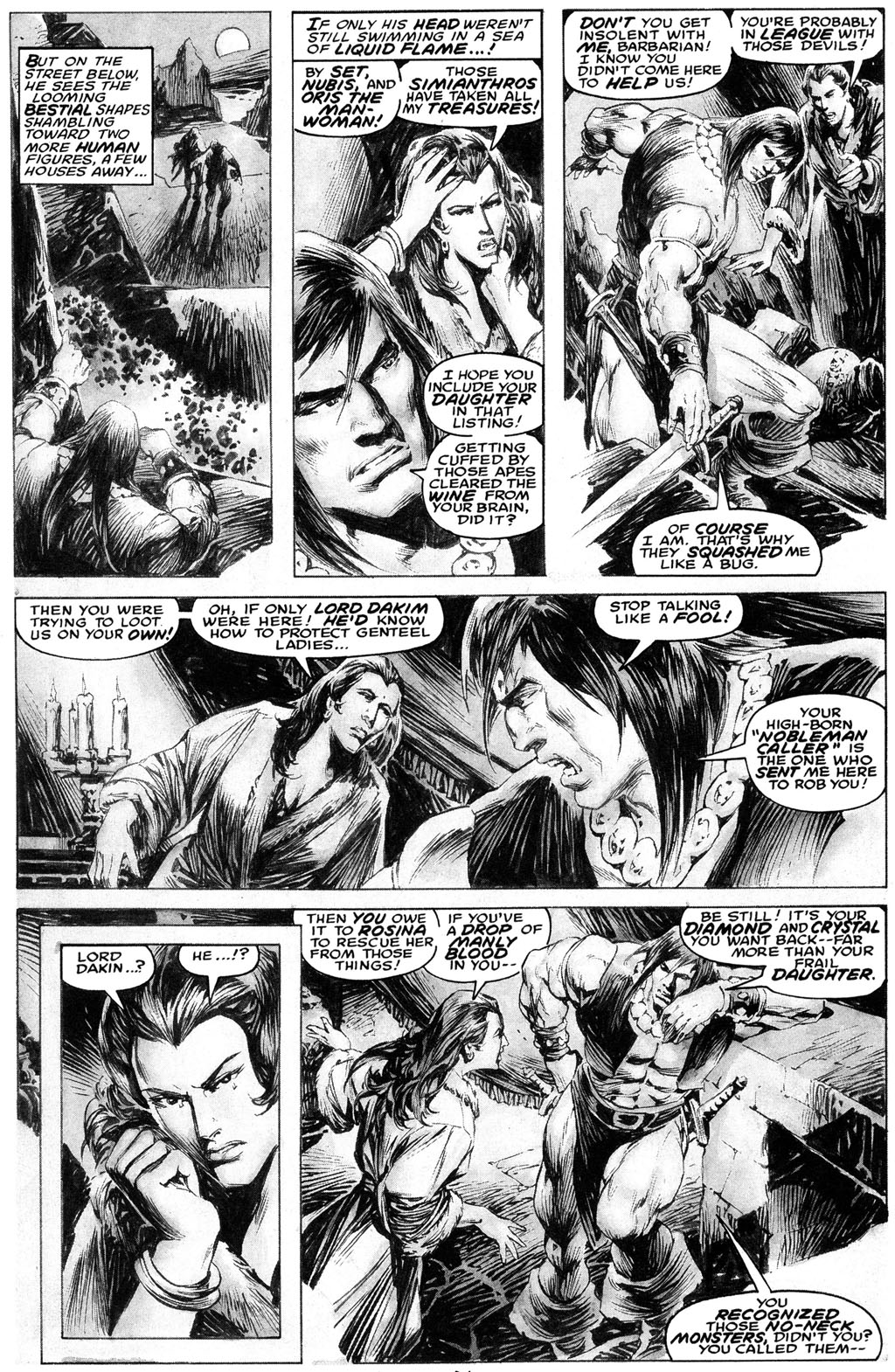 Read online The Savage Sword Of Conan comic -  Issue #216 - 26