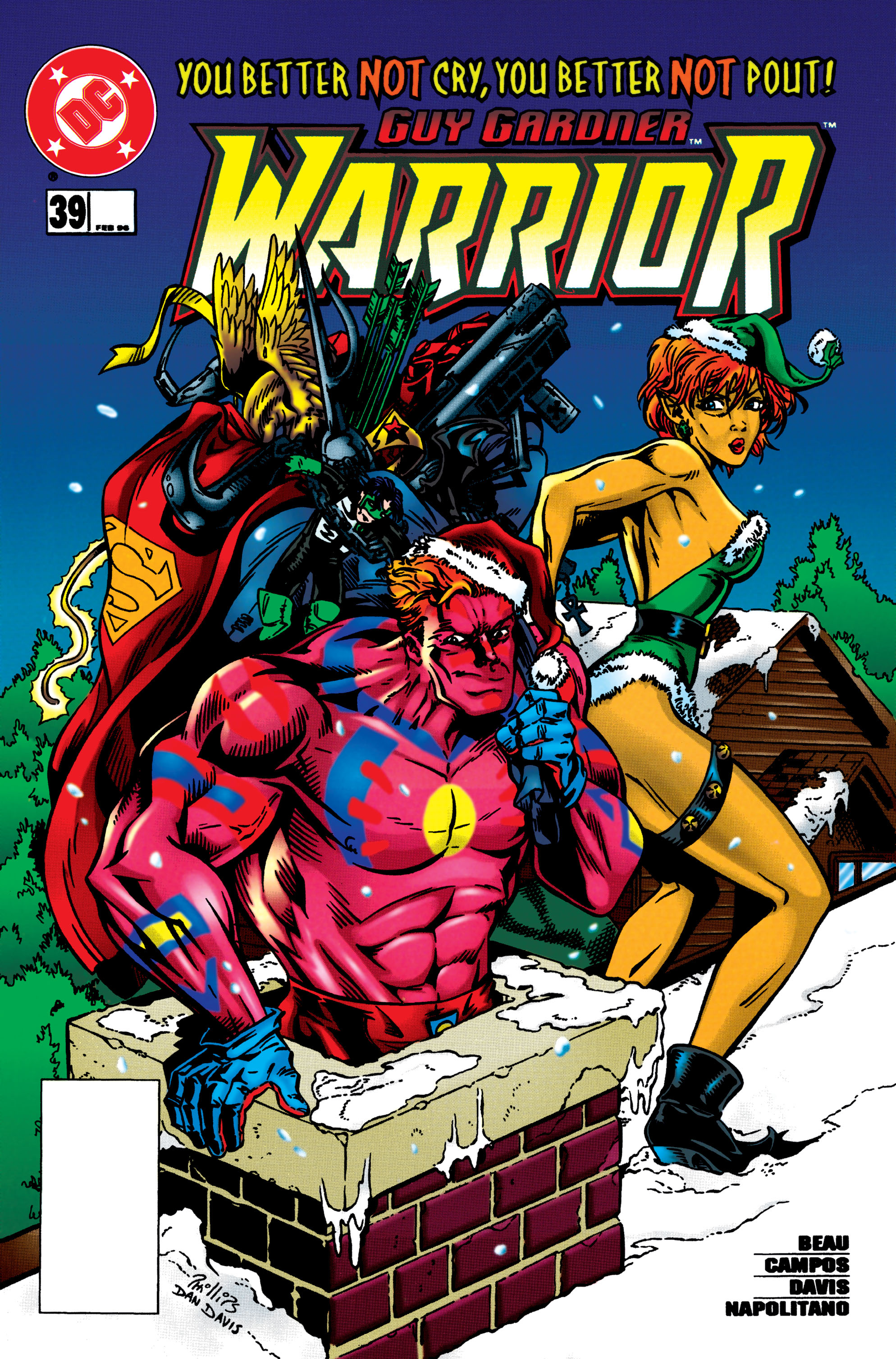 Read online Guy Gardner: Warrior comic -  Issue #39 - 1