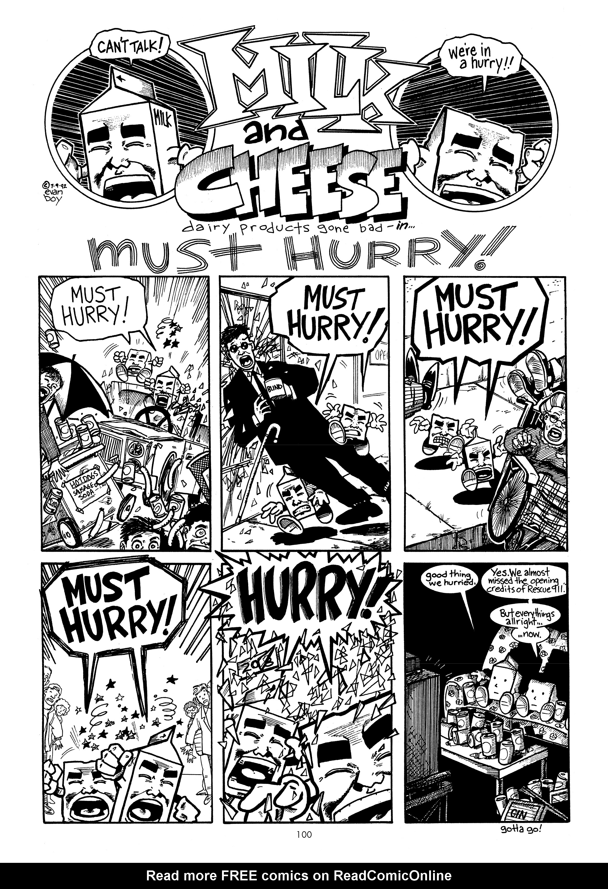 Read online Milk And Cheese: Dairy Products Gone Bad! comic -  Issue # Full - 102