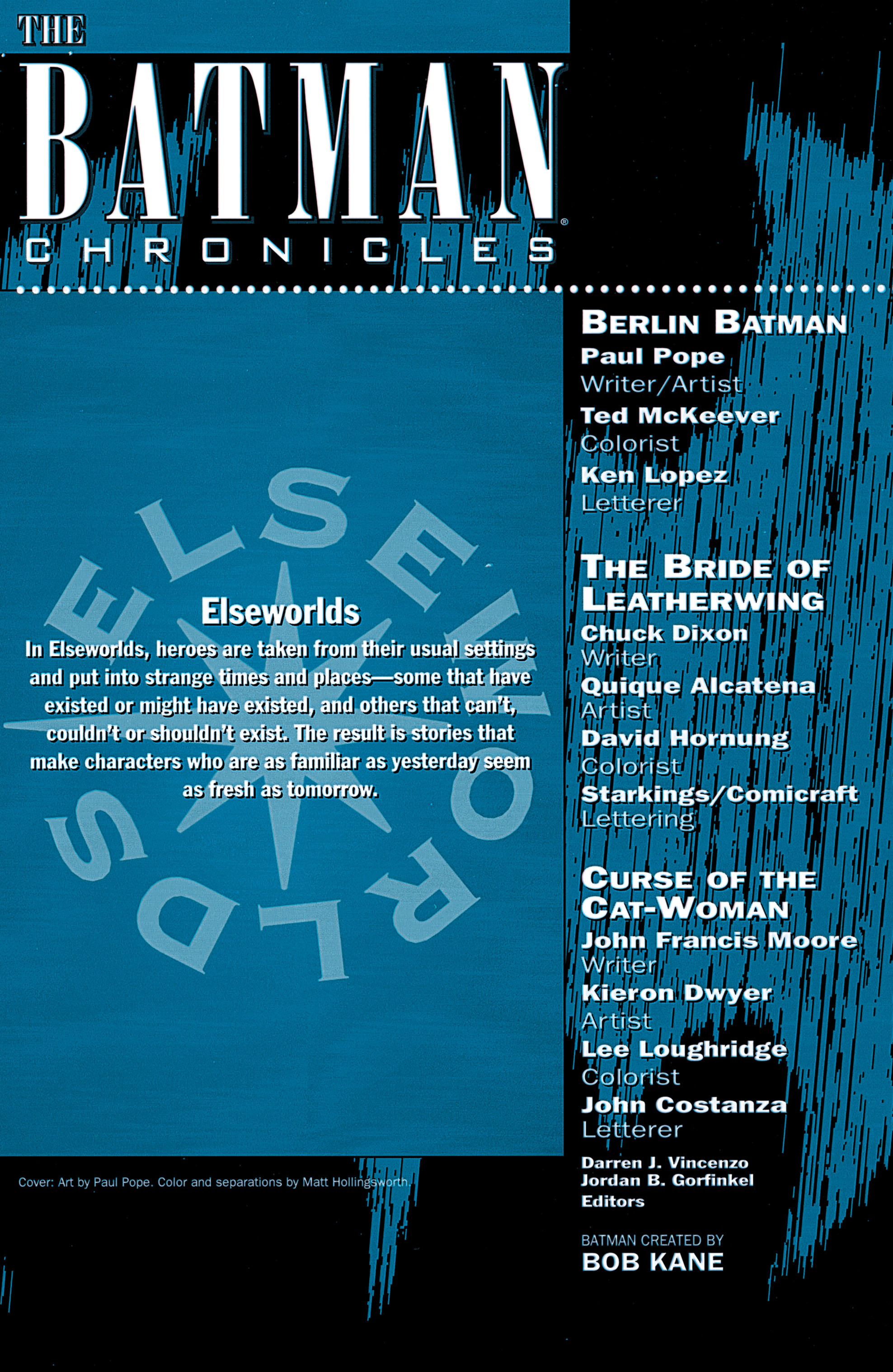 Read online The Batman Chronicles (1995) comic -  Issue #11 - 2