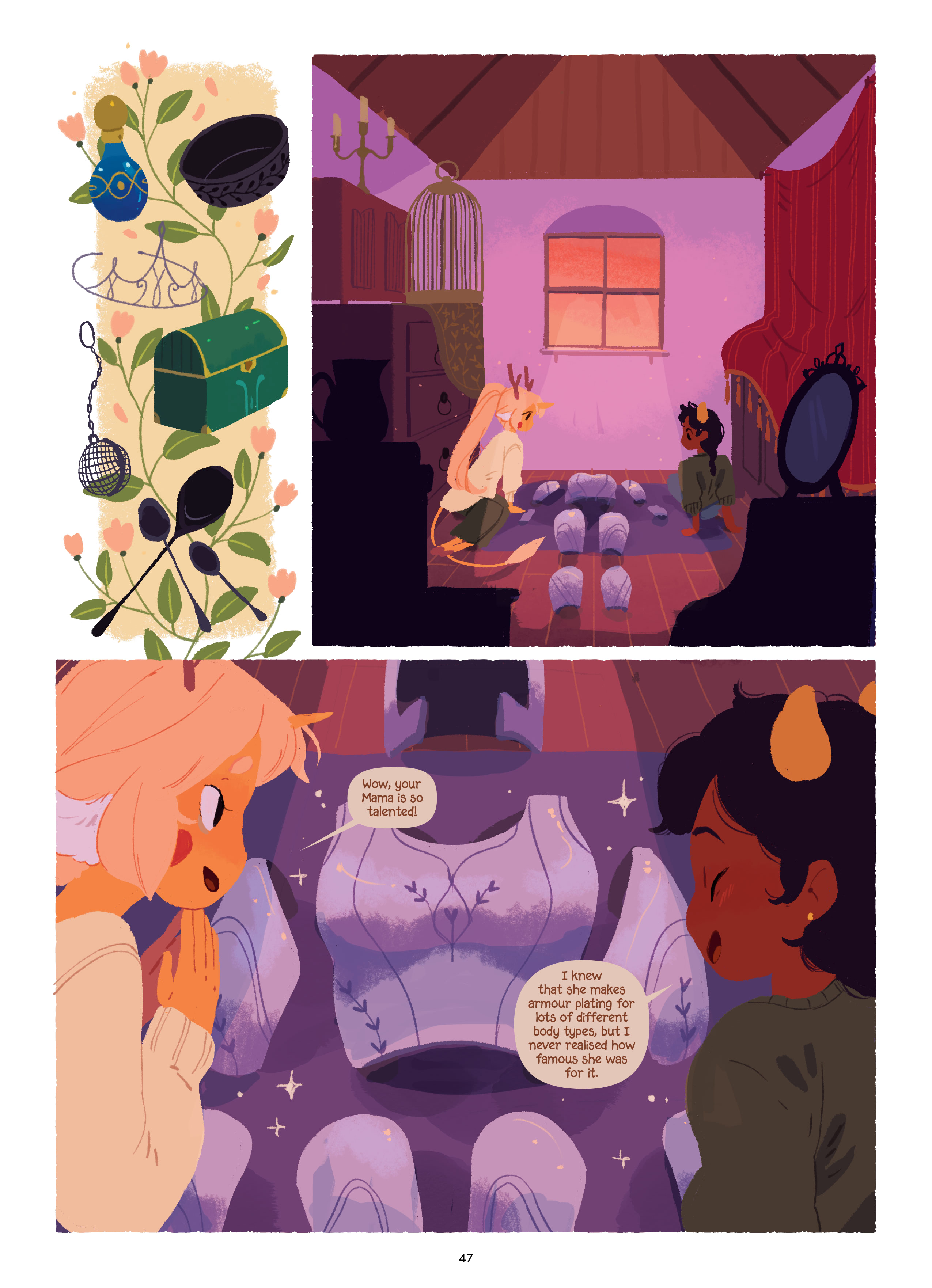 Read online The Tea Dragon Series comic -  Issue # The Tea Dragon Tapestry - 48