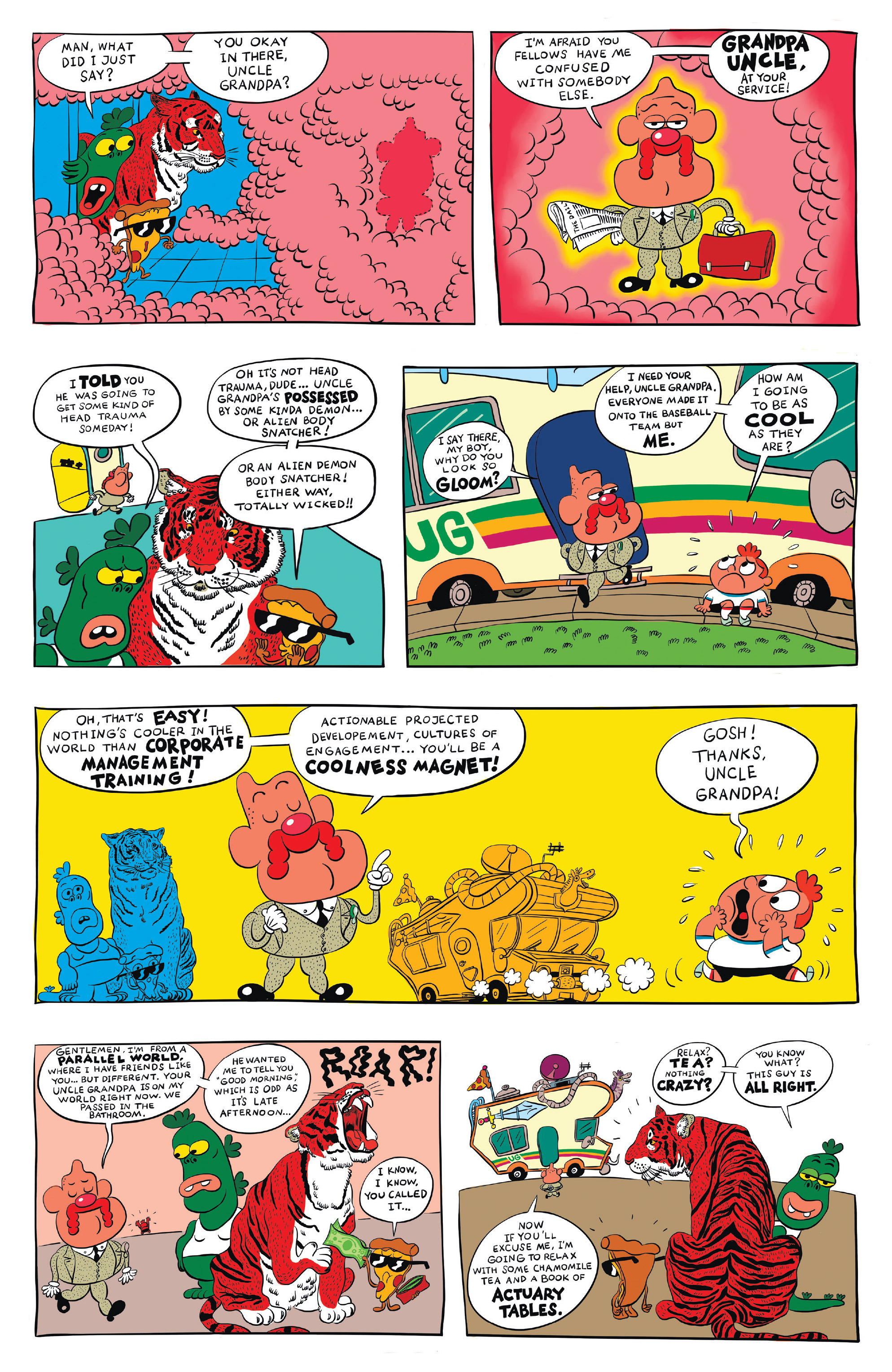 Read online Uncle Grandpa: Pizza Steve Special comic -  Issue # Full - 7