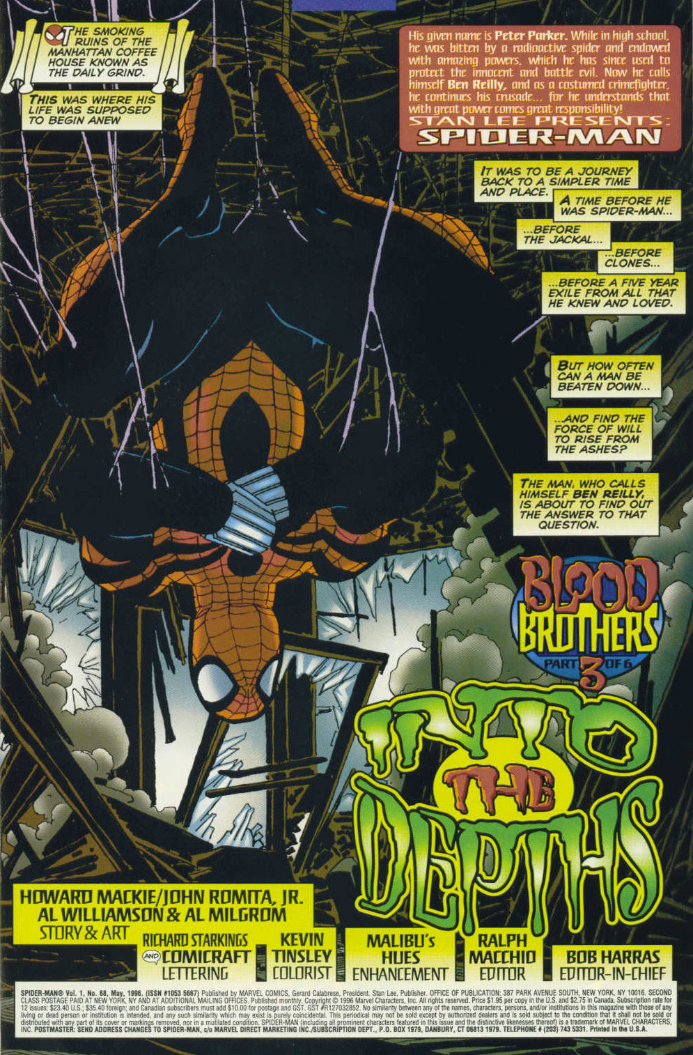 Read online Spider-Man (1990) comic -  Issue #68 - Into The Depths - 2