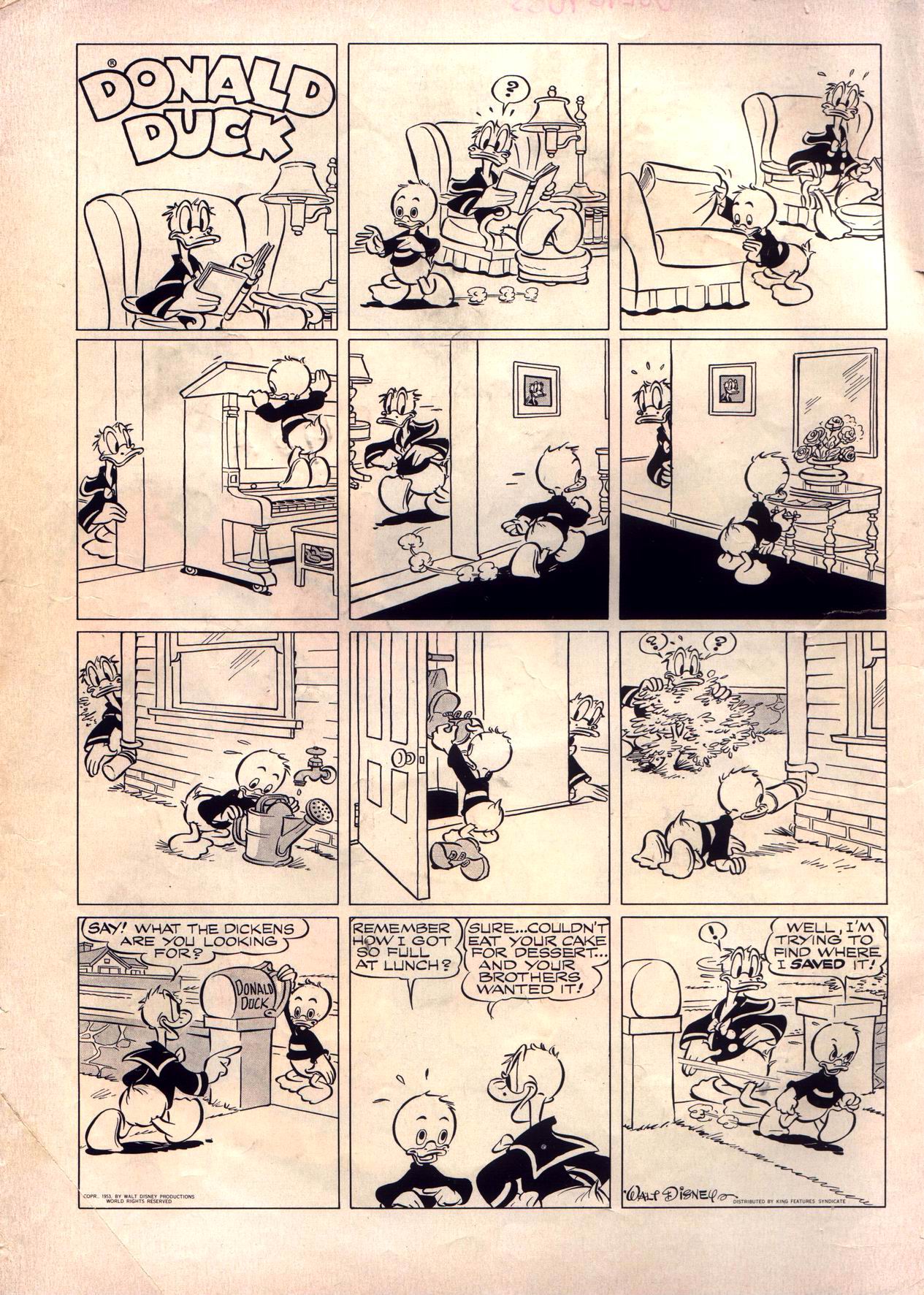 Read online Walt Disney's Comics and Stories comic -  Issue #185 - 2