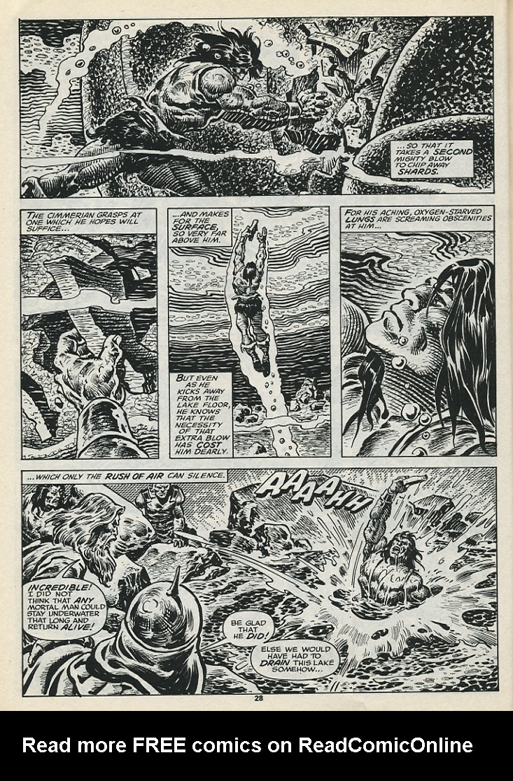 Read online The Savage Sword Of Conan comic -  Issue #199 - 30