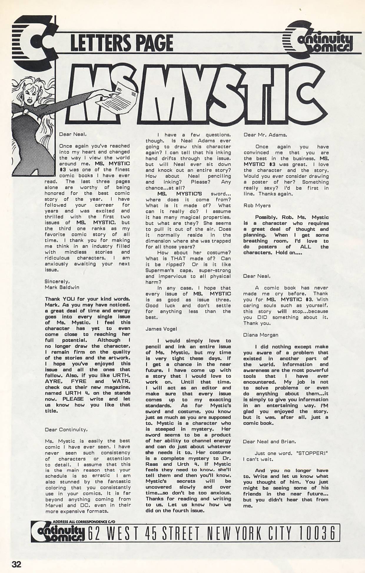 Ms. Mystic (1987) Issue #5 #5 - English 29