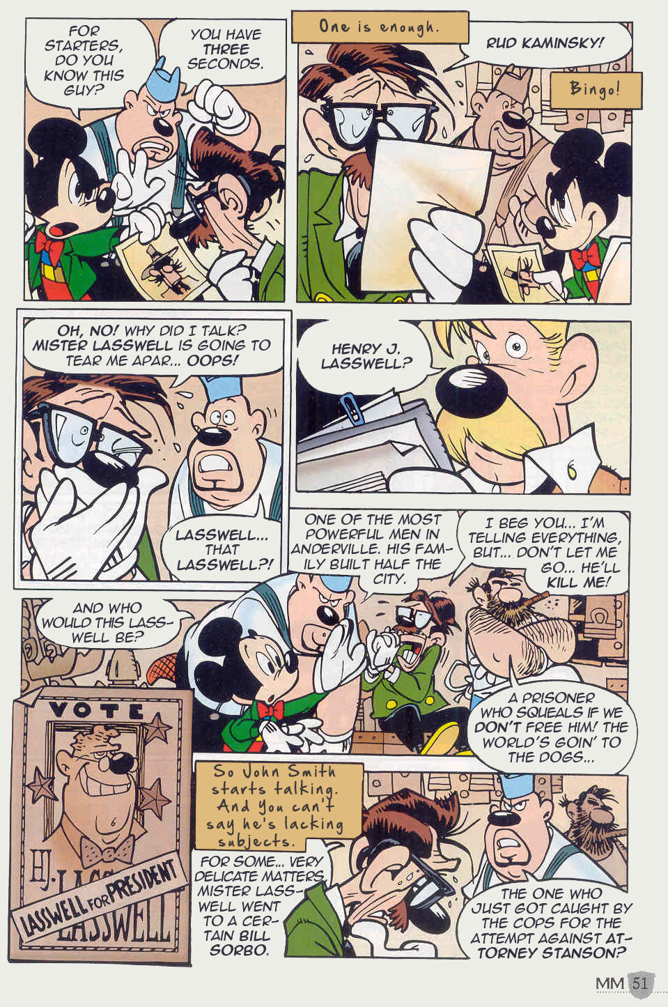 Read online Mickey Mouse Mystery Magazine comic -  Issue #0 - 51
