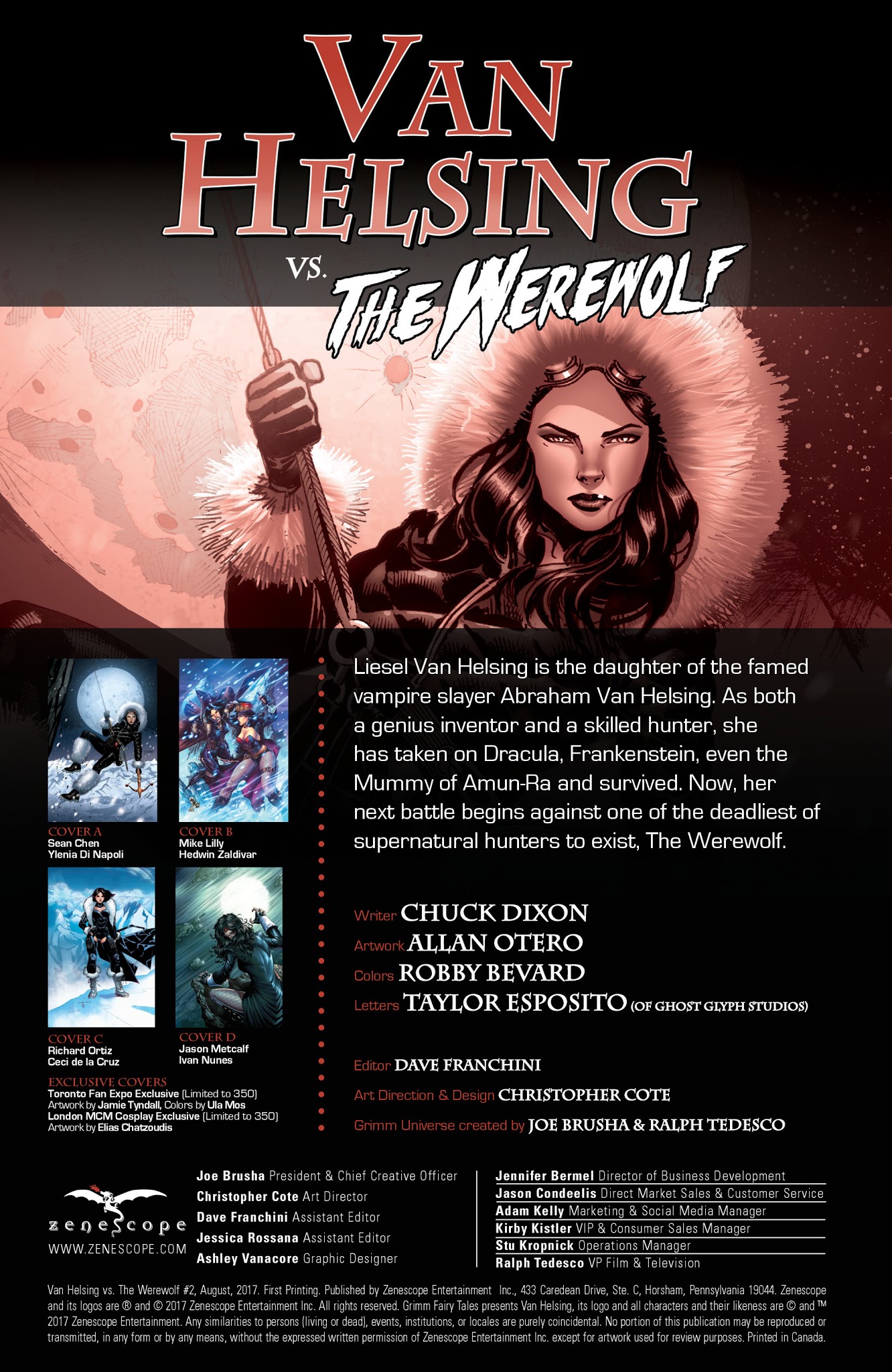 Read online Van Helsing vs. Werewolf comic -  Issue #2 - 2
