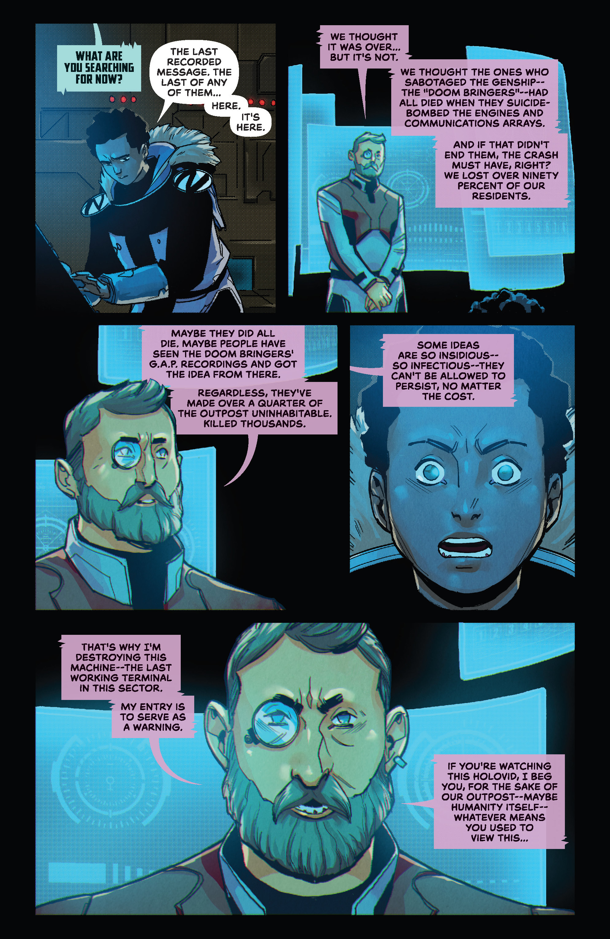 Read online Outpost Zero comic -  Issue #14 - 14