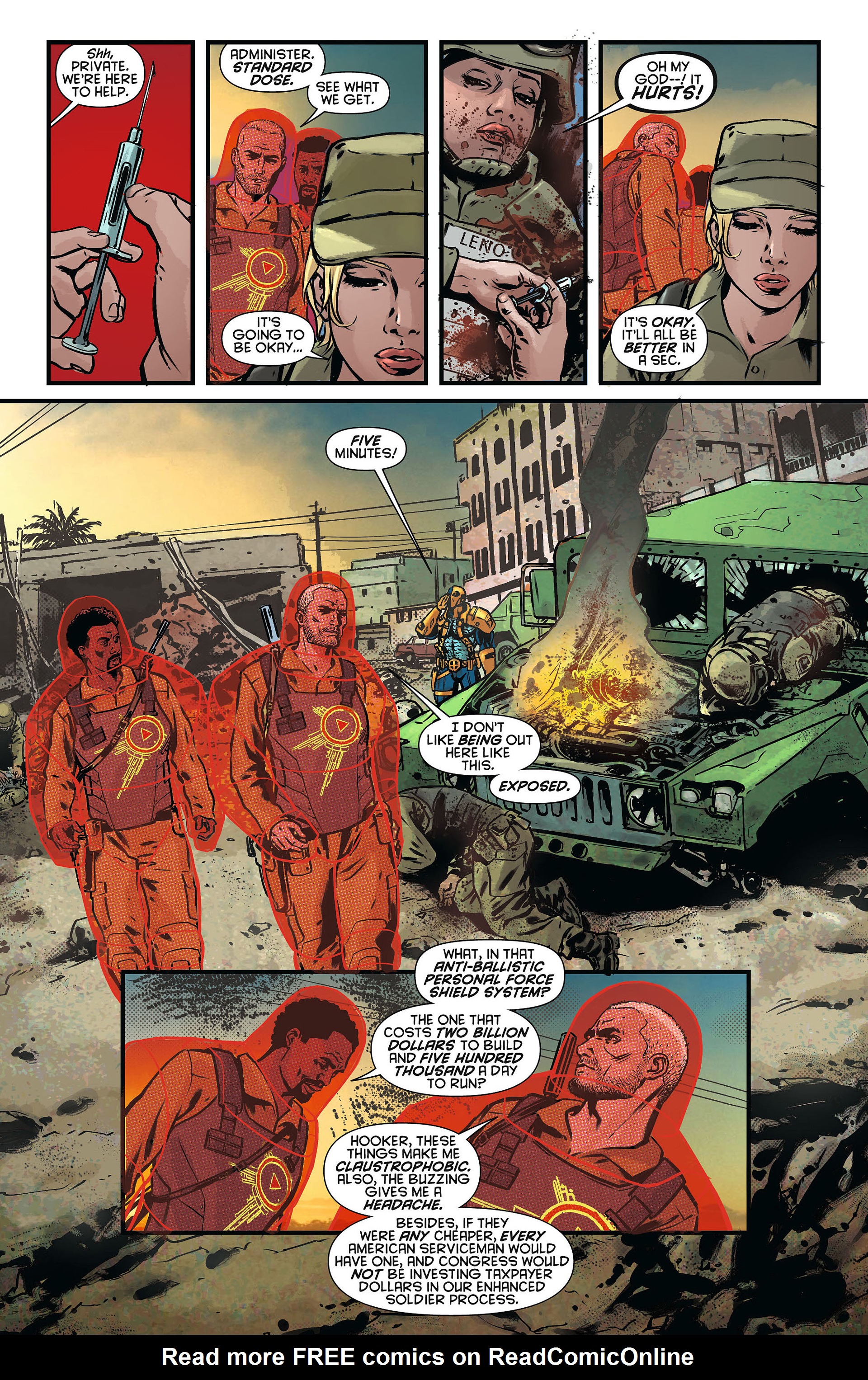 Read online Resurrection Man (2011) comic -  Issue #5 - 9