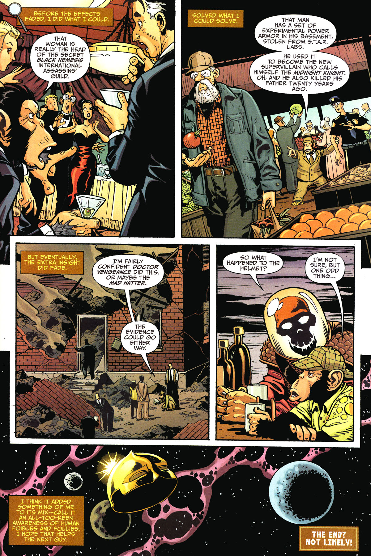 Read online The Helmet of Fate: Detective Chimp comic -  Issue # Full - 22