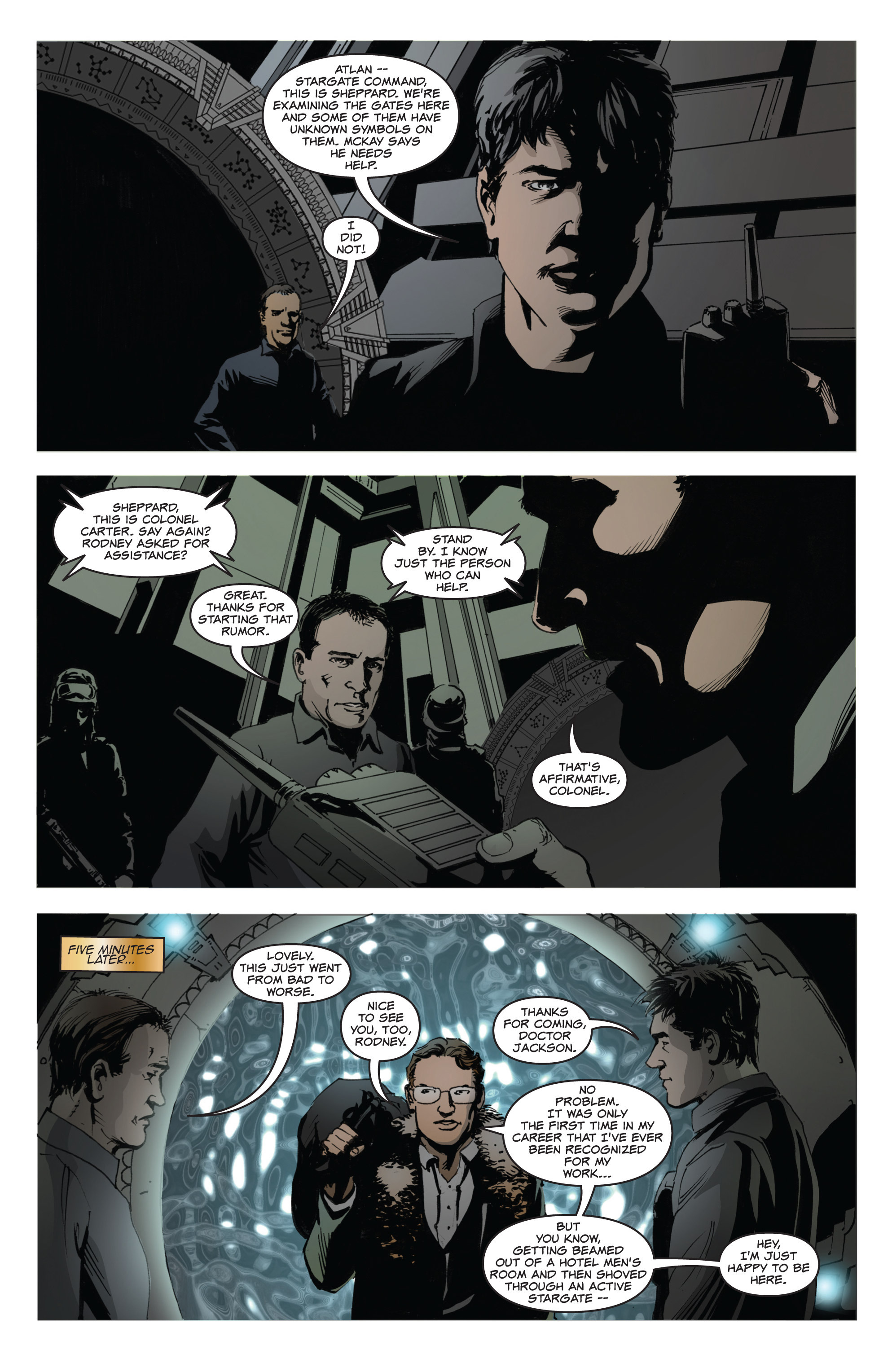 Read online Stargate Atlantis Back to Pegasus comic -  Issue #1 - 22