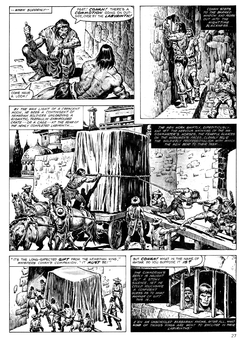 Read online The Savage Sword Of Conan comic -  Issue #71 - 27