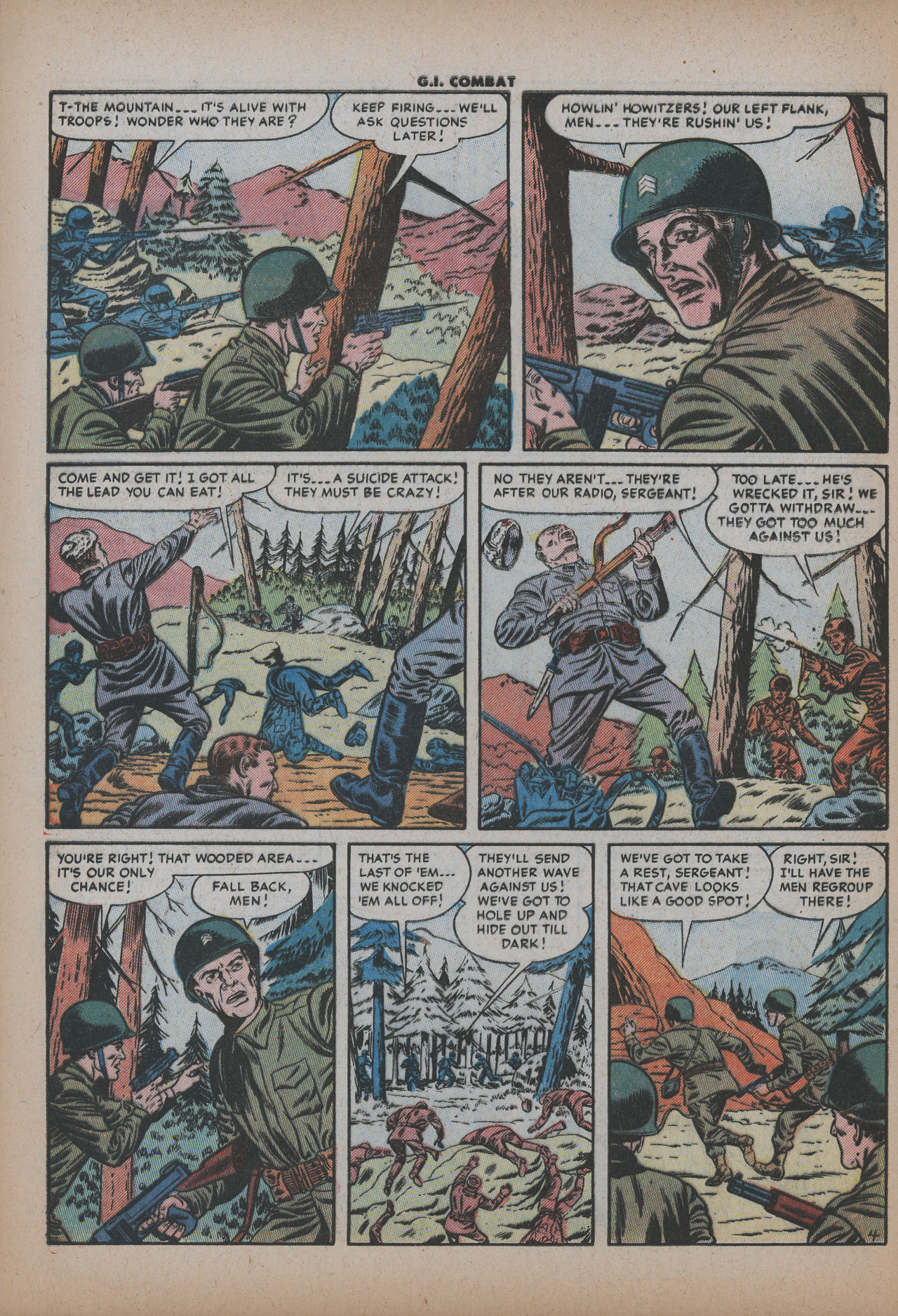 Read online G.I. Combat (1952) comic -  Issue #18 - 7