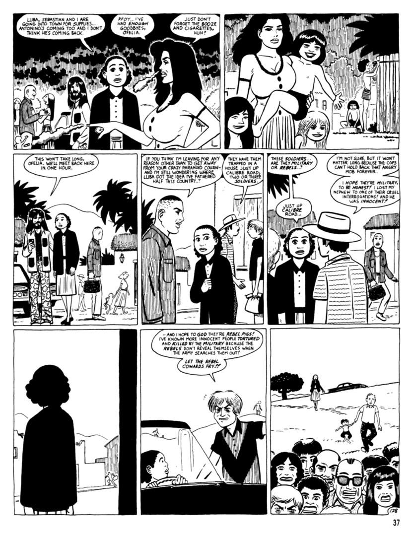 Read online Love and Rockets (1982) comic -  Issue #40 - 39