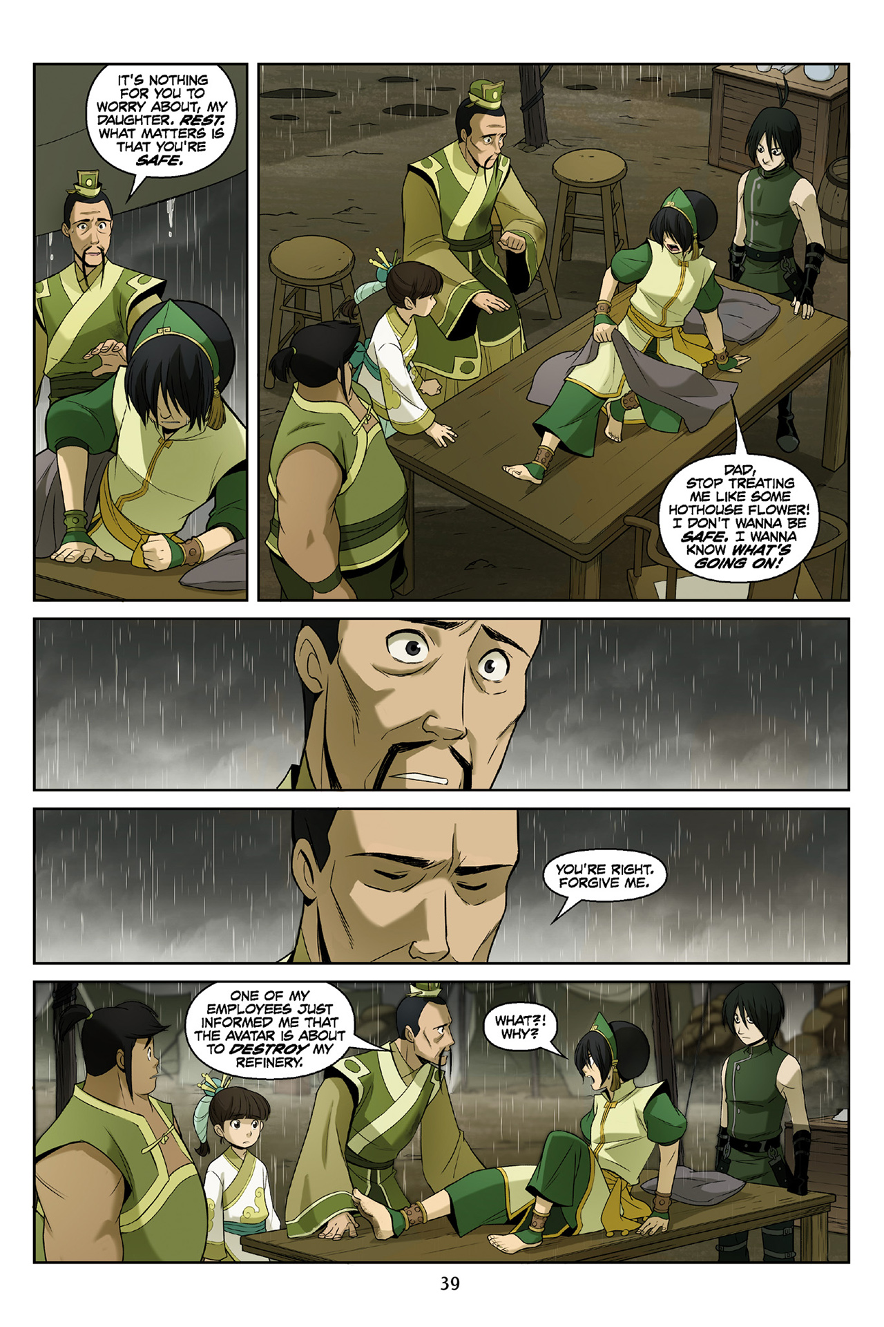 Read online Nickelodeon Avatar: The Last Airbender - The Rift comic -  Issue # Part 3 - 40